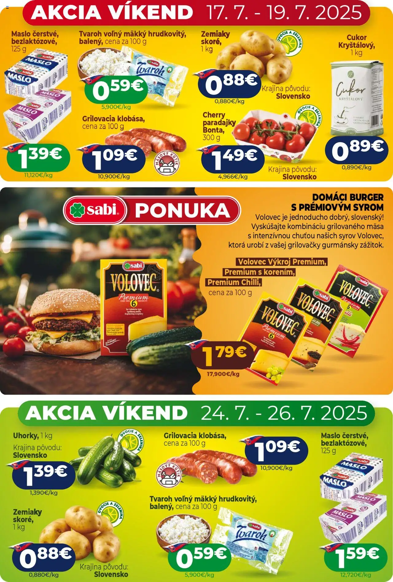 Milk Agro leták │ platný od 16.07.2025 | Strana: 3 | Produkty: Paradajky, Cherry paradajky, Uhorky, Ovocie