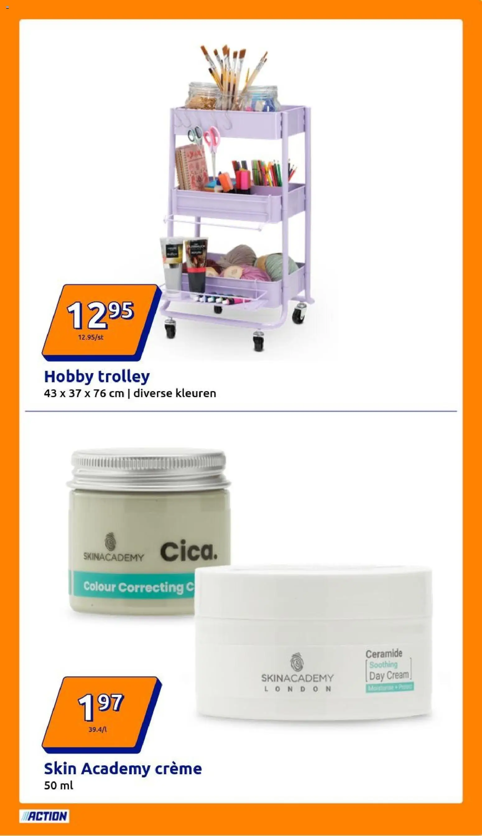 {H1} | Pagina: 13 | Producten: Trolley, Crème