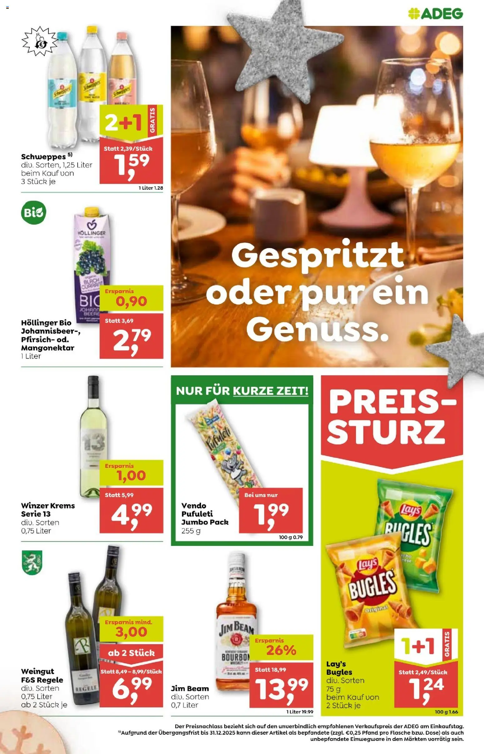 ADEG Vorarlberg gültig ab 27.11.2025 | Seite: 9 | Produkte: Pfirsich, Bourbon