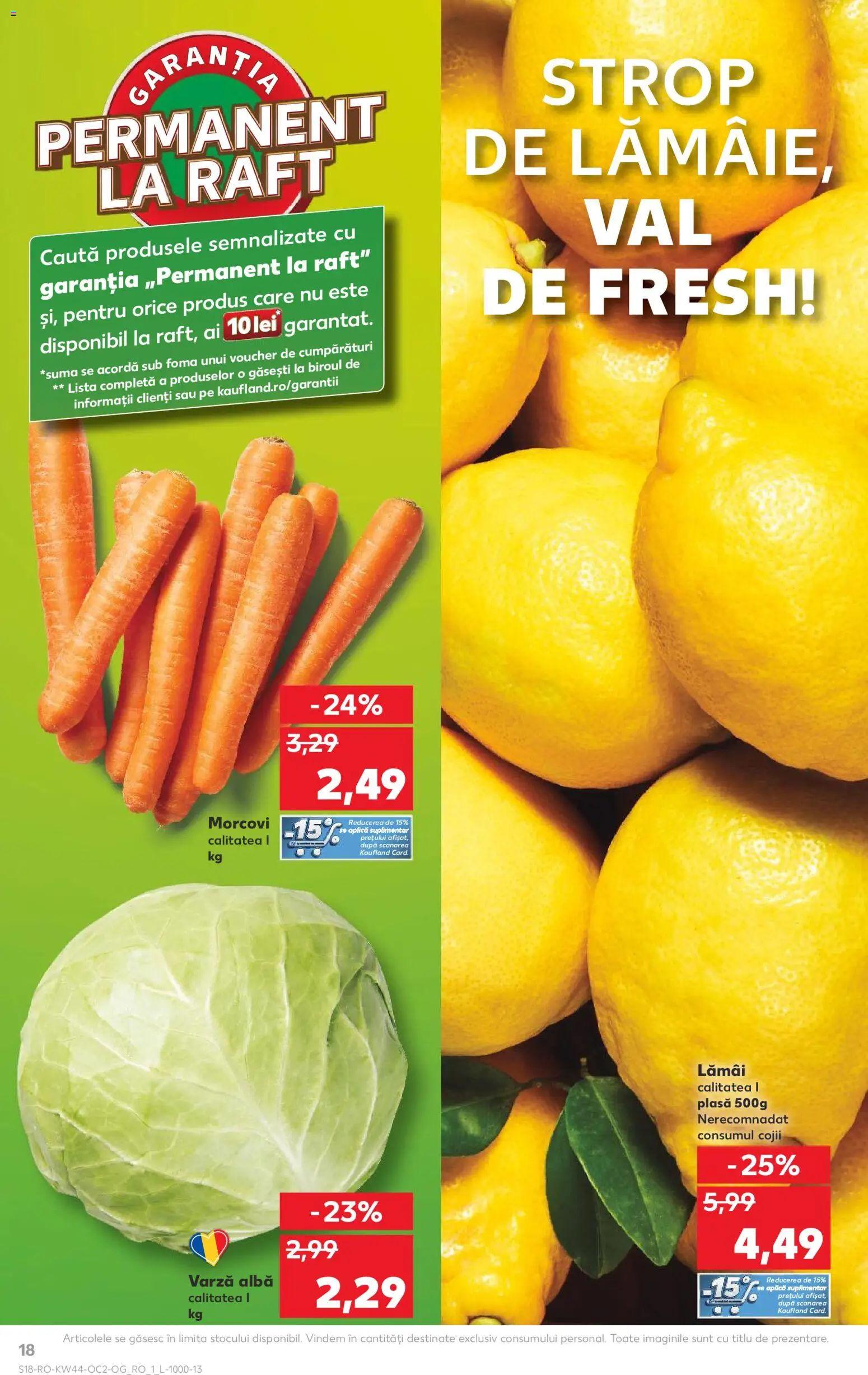 Kaufland RO akciós ujság - amely érvényes a következő dátumtól: 29.10.2025 | Oldal: 18