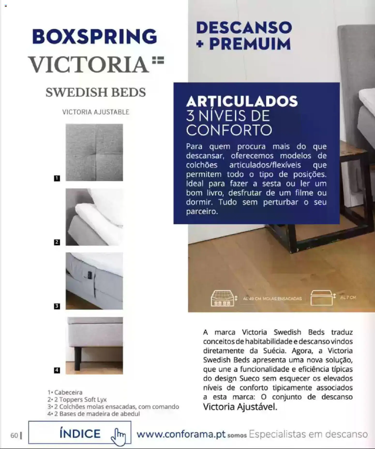 Conforama Camitis │ válido de 05.02.2026 | Página: 60 | Produtos: Colchões
