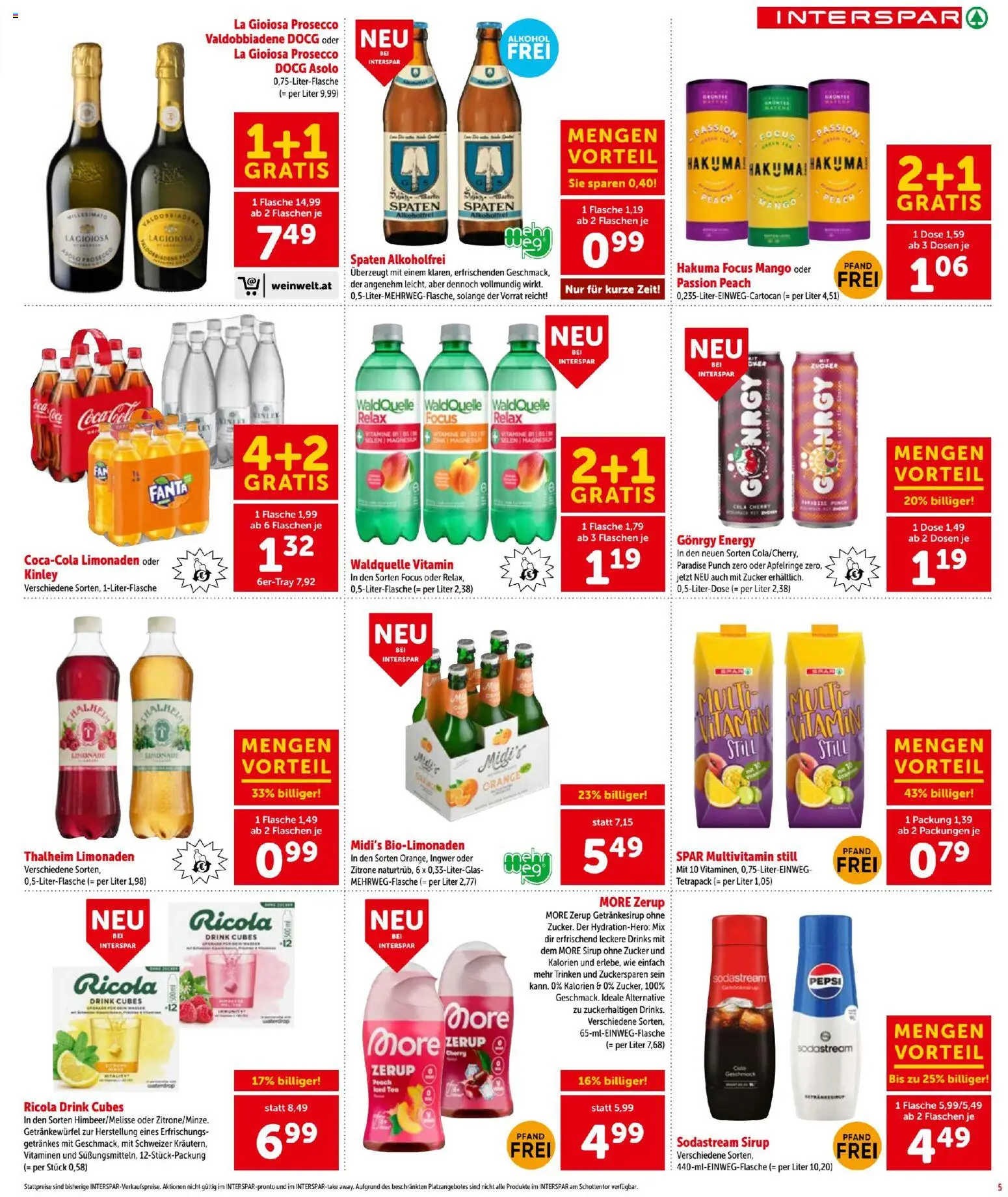 Interspar Flugblatt gültig ab 29.01.2026 | Seite: 5 | Produkte: Zucker, Zitrone, Mango, Papier blanc