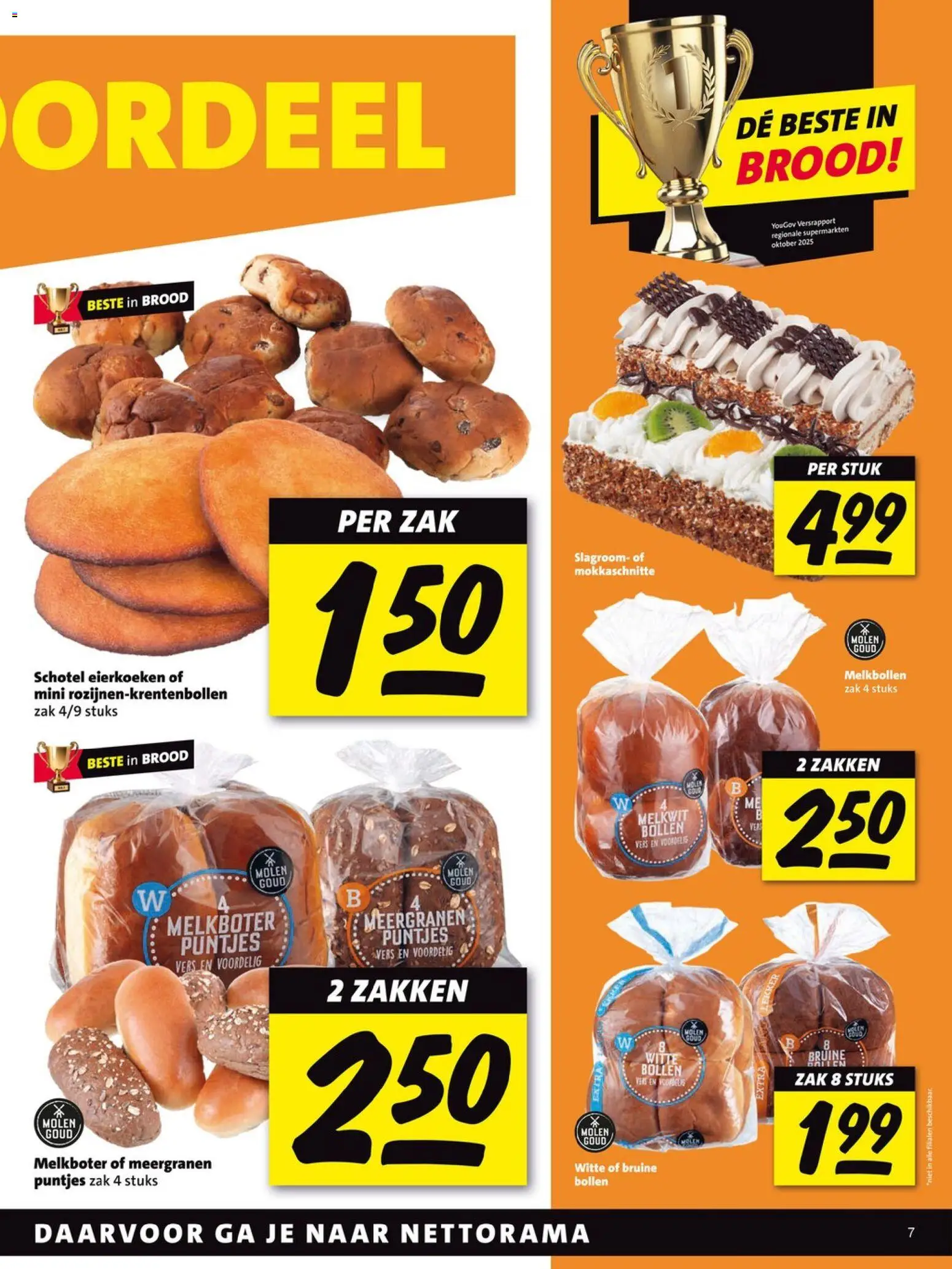 {H1} | Pagina: 7 | Producten: Brood, Slagroom, Zak