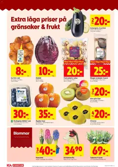 ICA Kvantum - erbjudanden - Förhandsvisning av reklamblad från butik ICA Kvantum aktuell från 08.12.2025 | Sida: 2 | Produkter: Gul lök, Potatis, Blåbär, Zucchini