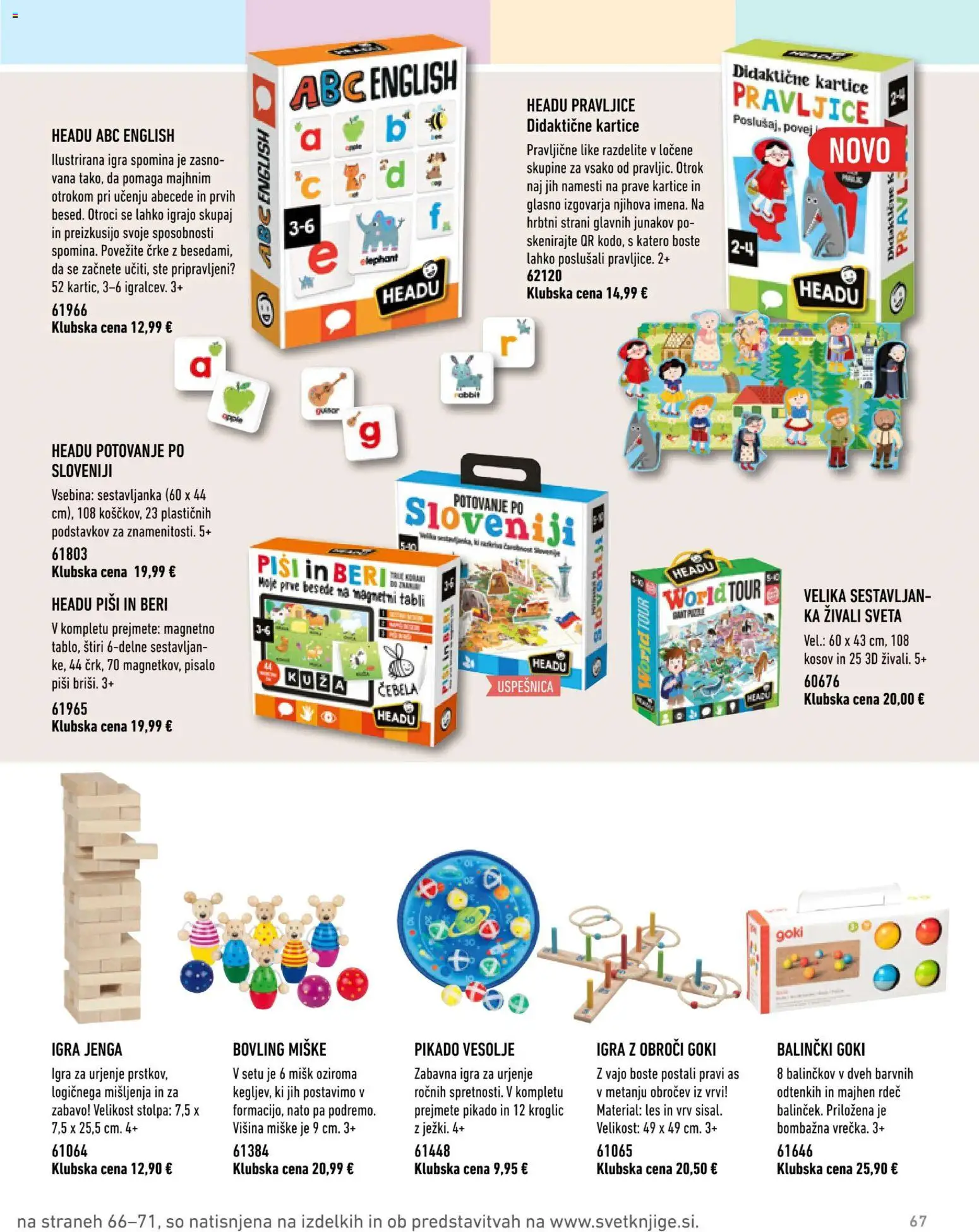 Novi Mladinska Knjiga katalog ponudbe – veljaven od 01.01.2026 | Stran: 67 | Izdelki: Igra