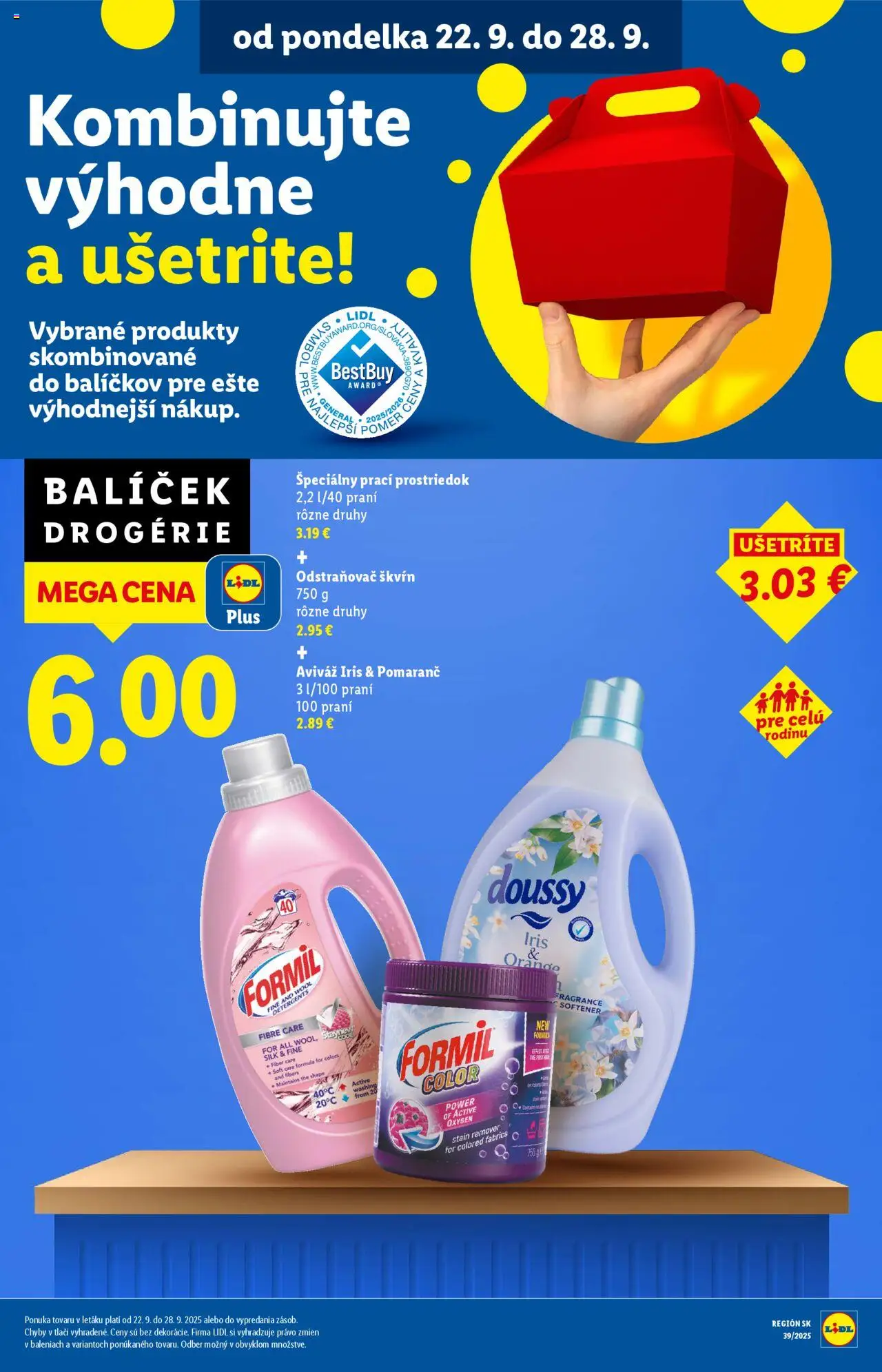 Nové Lidl akcie – leták je platný od 22.09.2025 | Strana: 26 | Produkty: Aviváž, Odstraňovač škvŕn