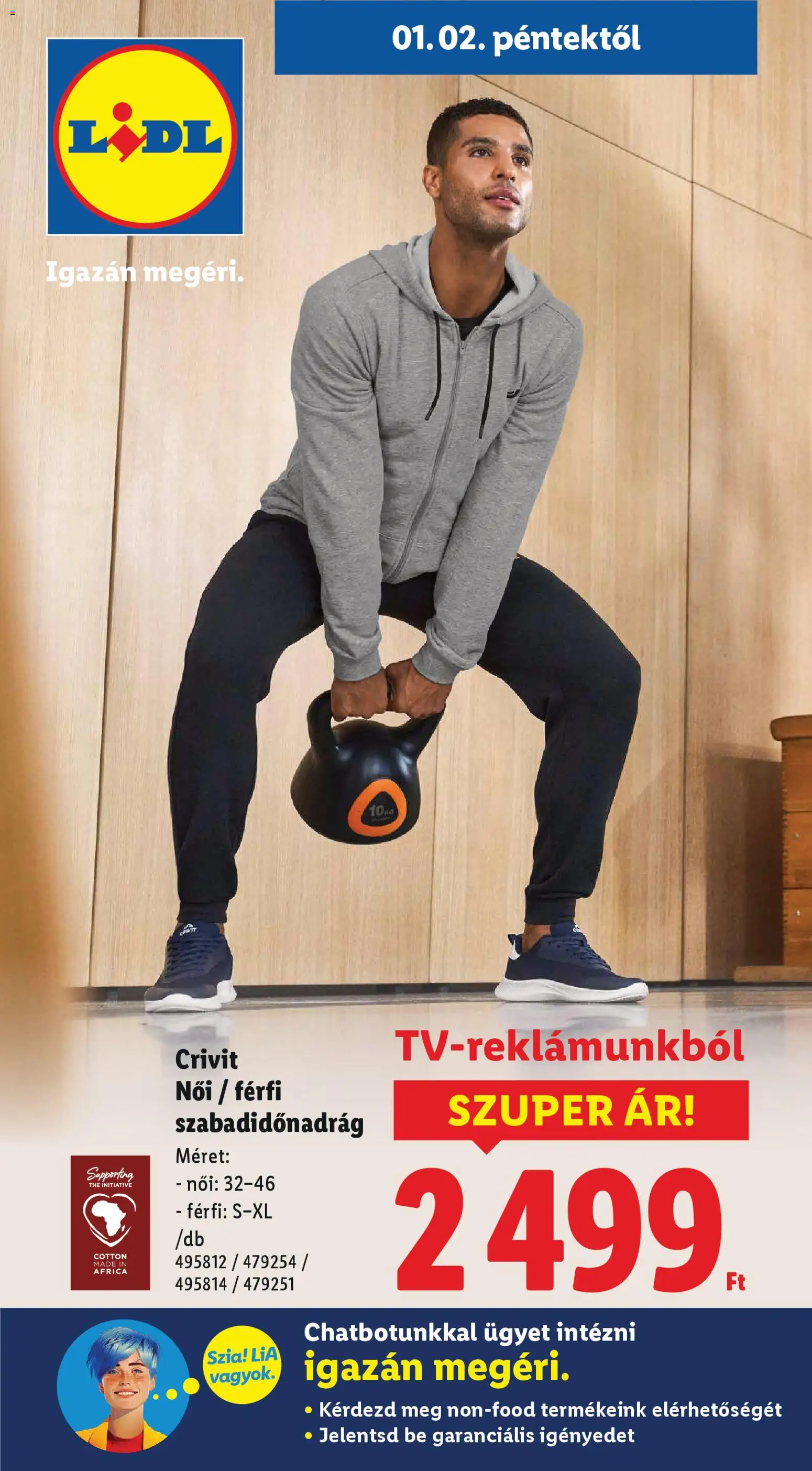 Lidl akciós ujság - amely érvényes a következő dátumtól: 02.01.2026 | Oldal: 1