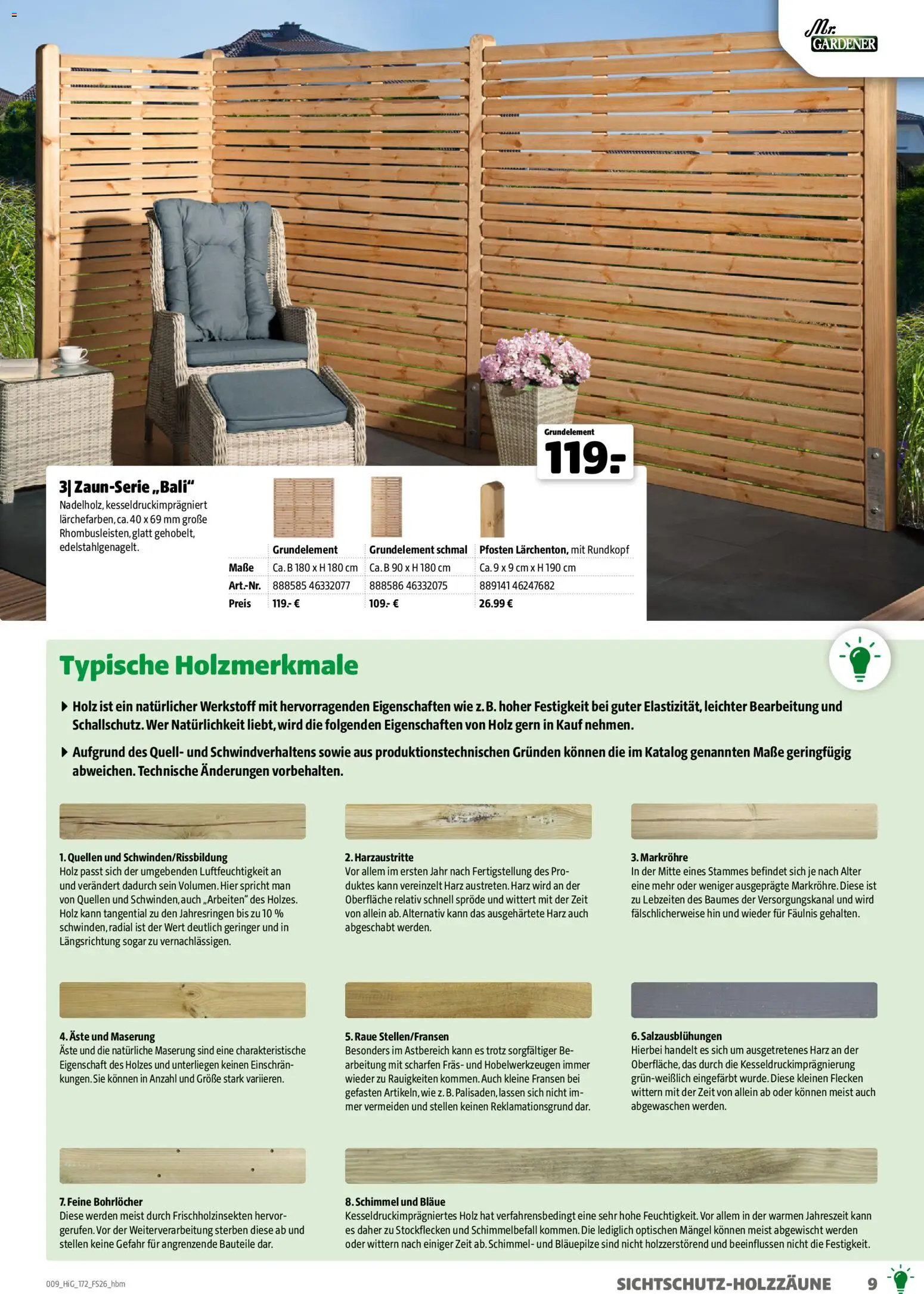 Hagebau Gartengestaltungsortiment – gültig ab 02.03.2026 | Seite: 9