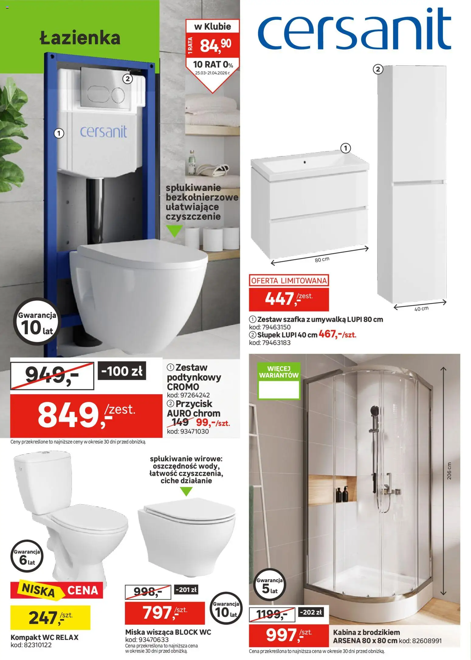 Leroy Merlin gazetka od 25.03.2026 | Strona: 30 | Produkty: Umywalka