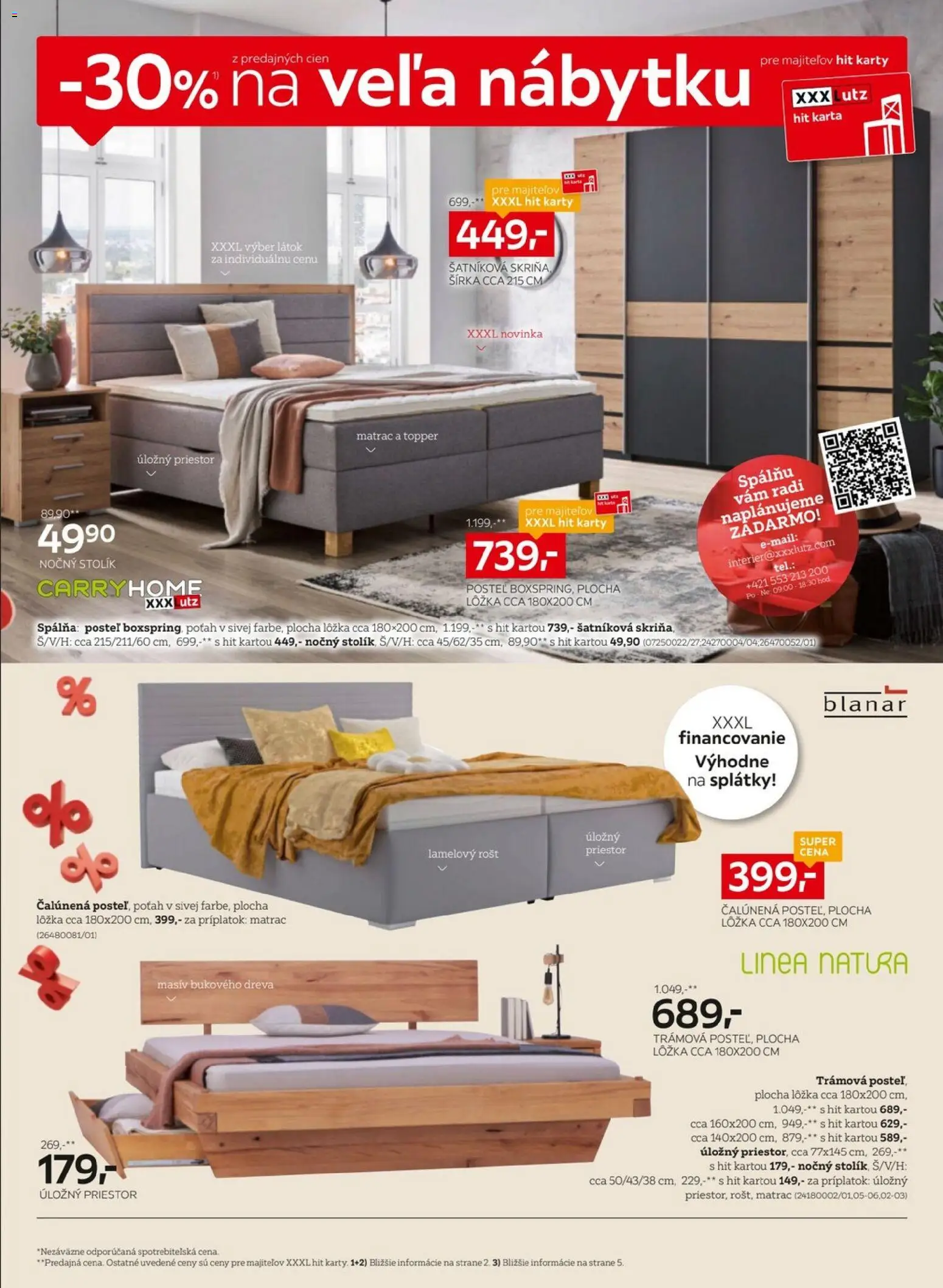 Nové XXXLutz akcie – leták je platný od 20.04.2026 | Strana: 8 | Produkty: Matrac, Posteľ, Šatníková skriňa, Skriňa