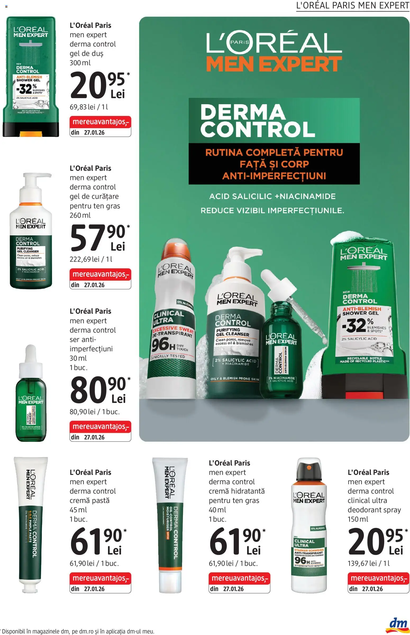Noul catalog DM drogeriemarkt – valabil de la 05.03.2026 | Pagină: 21 | Produse: Serum, Pomelo, Gel de curățare, Duș