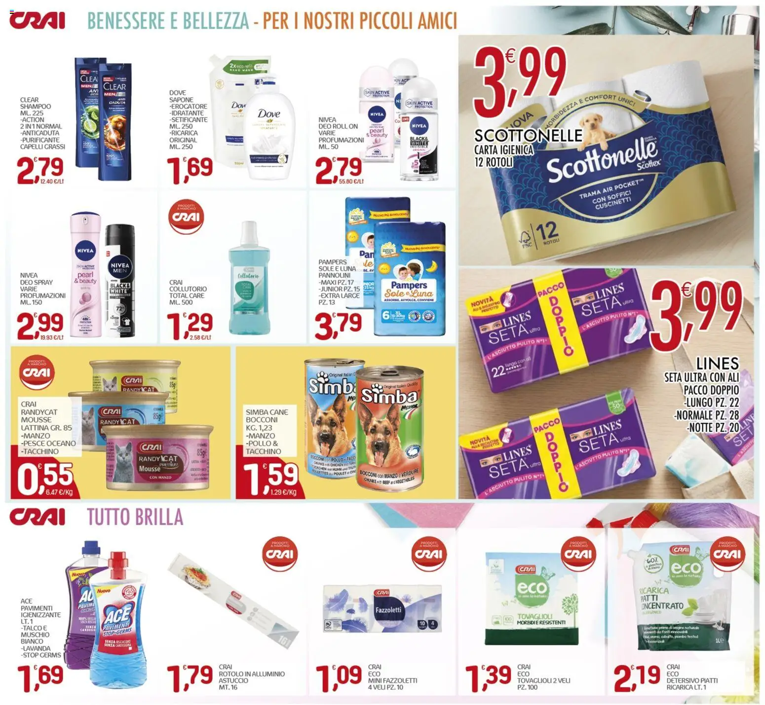 Volantino CRAI del 05.03.2026 | Pagina: 7 | Prodotti: Verdure, Astuccio, Alluminio, Lavanda