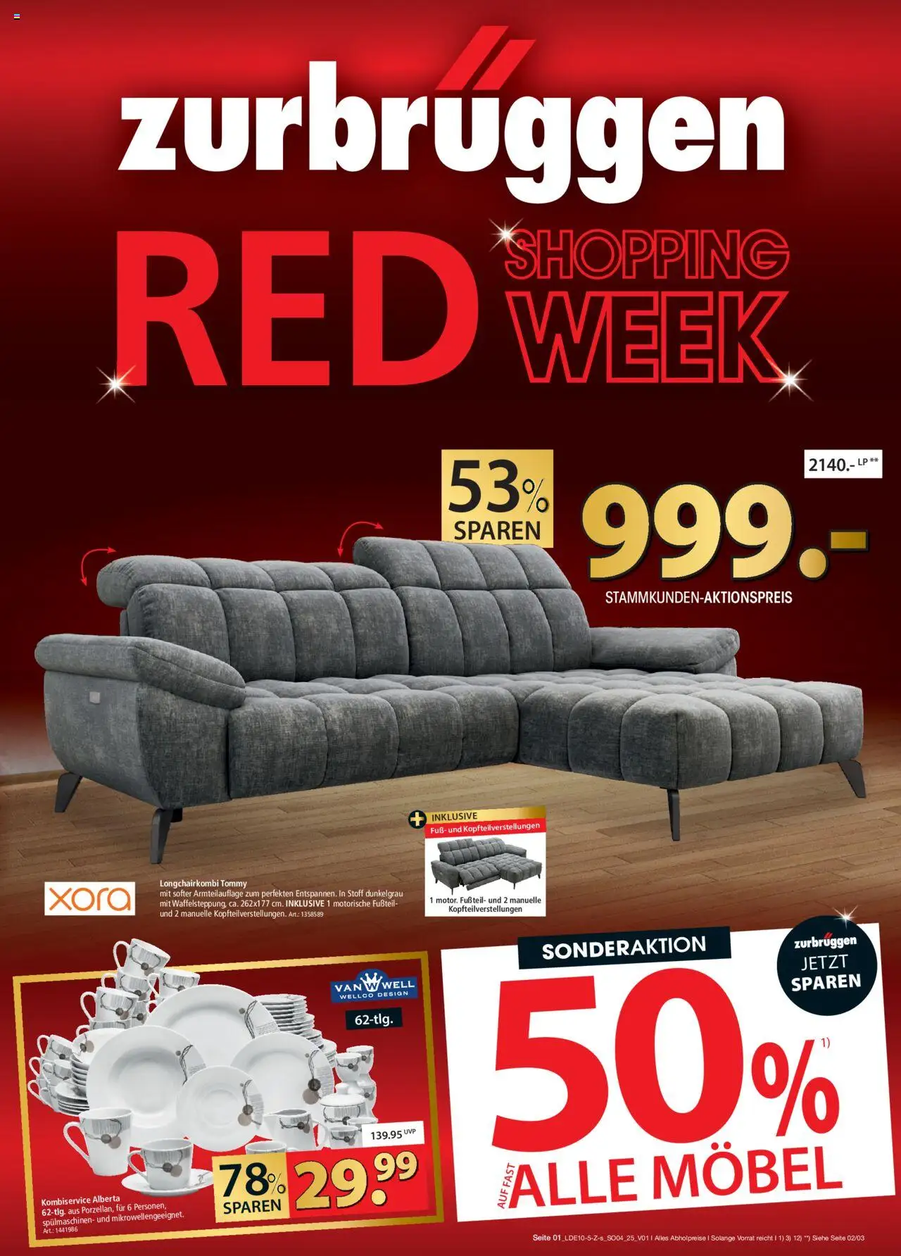 Zurbrüggen - Red Shopping Week – gültig ab 18.10.2025 | Seite: 1