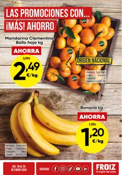 Vista previa Froiz - Oferta semanal válido desde el 19.01.2026
