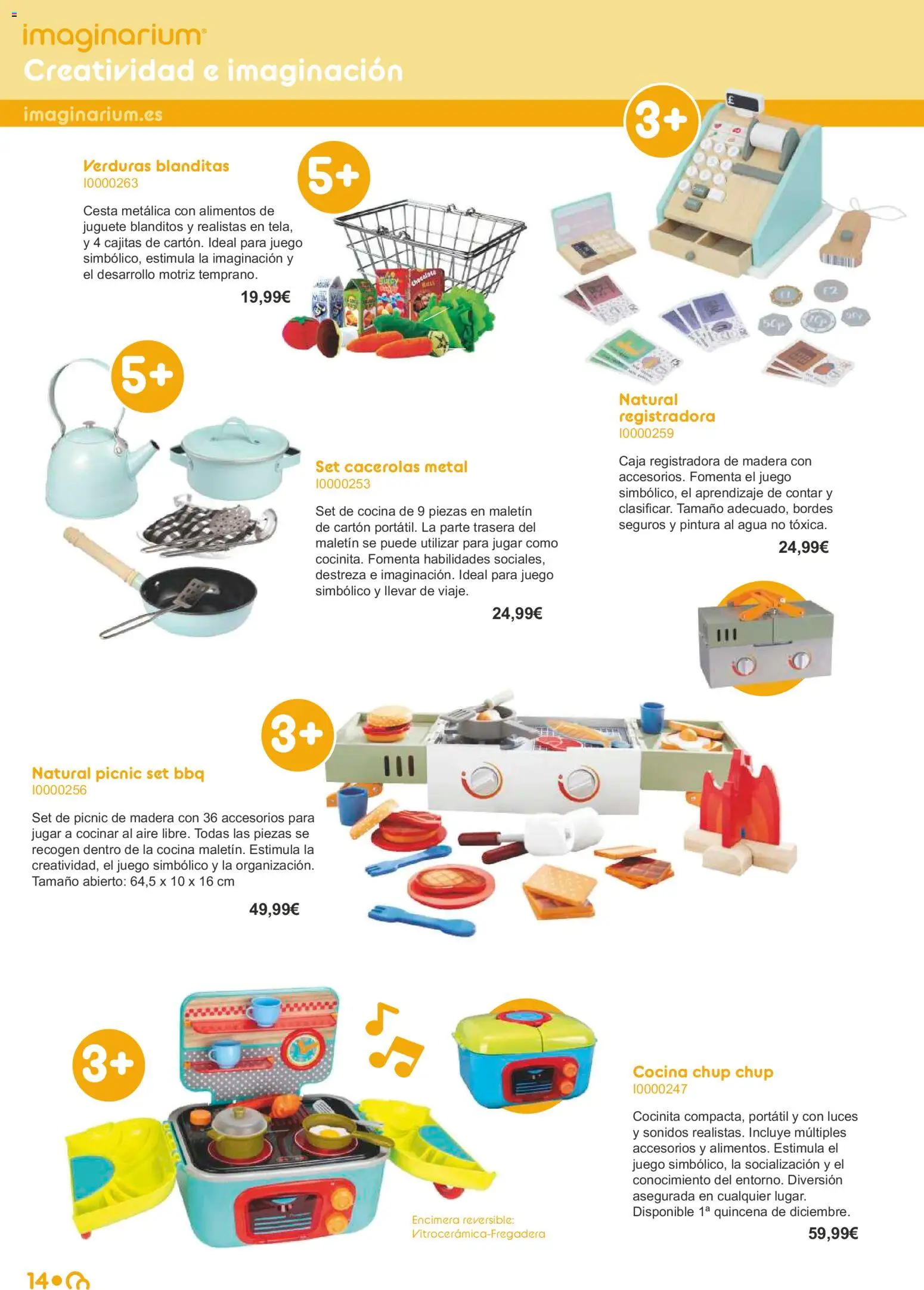 Juguettos catálogo Navidad │ válido desde el 27.10.2025 | Página: 14 | Productos: Cocina, Κούβα, Caja, Cesta
