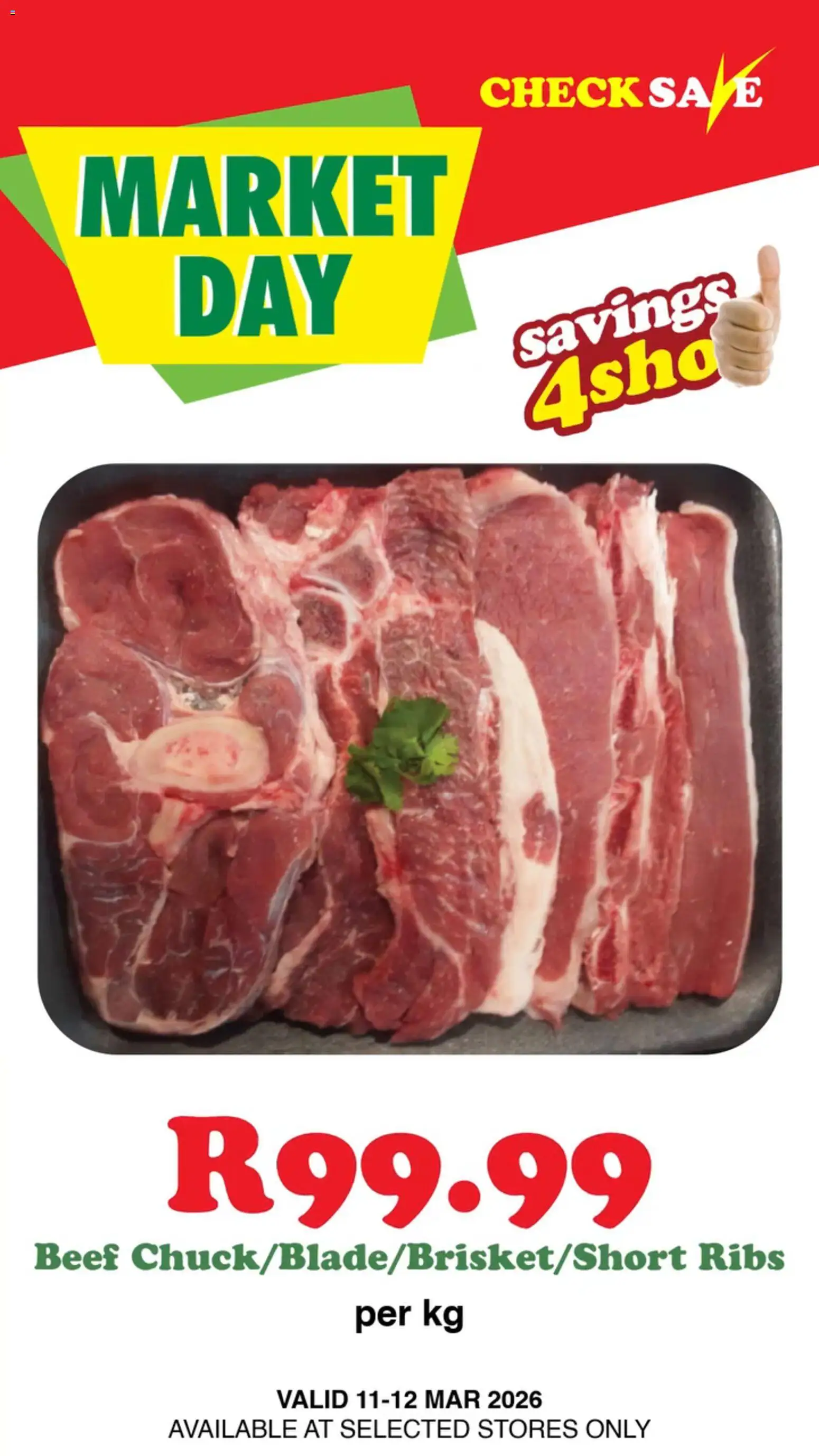 New Check Save catalogue – valid from 11.03.2026 | Page: 11 | Products: Ribs, Beef