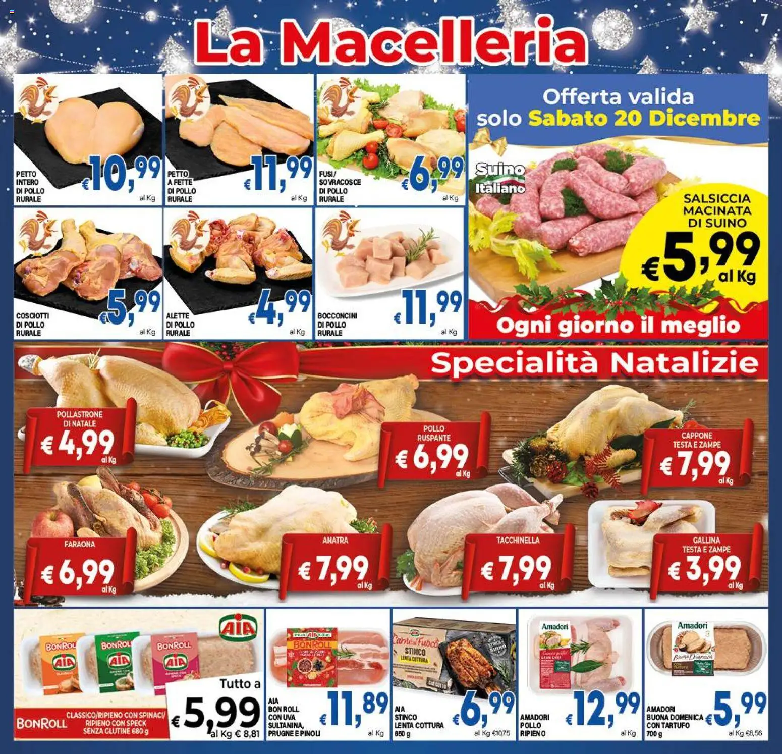 Volantino DEM del 16.12.2025 | Pagina: 7 | Prodotti: Tartufo, Pollo, Suino, Salsiccia