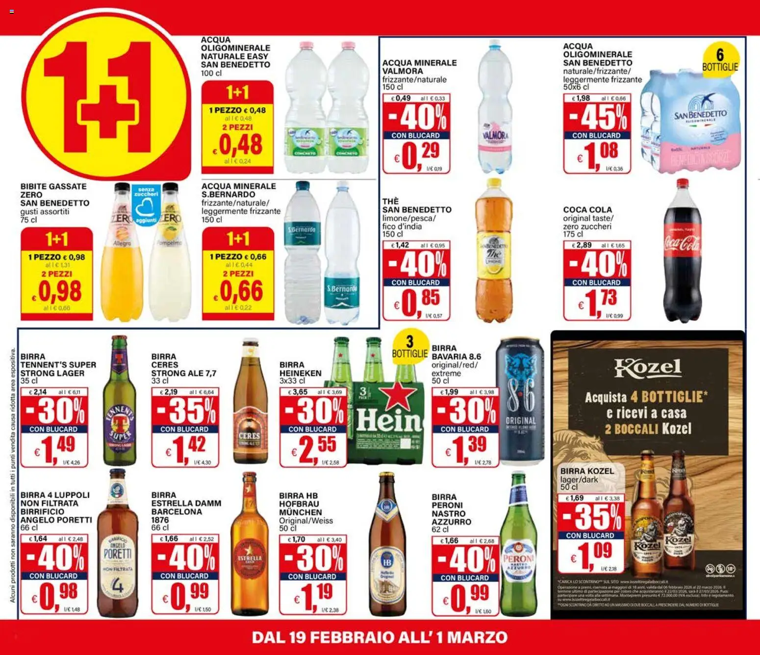 Volantino Il Gigante del 19.02.2026 | Pagina: 12 | Prodotti: Pompelmo, Ceres, Acqua naturale, Bibite