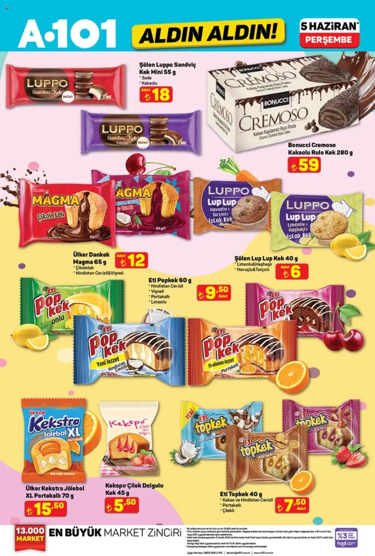 A101 Katalog Aldın Aldın - 05.06.2025 tarihinden itibaren geçerlidir | Sayfa: 4 | Ürünler: Şeker, Badem, Yulaf, Bisküvi