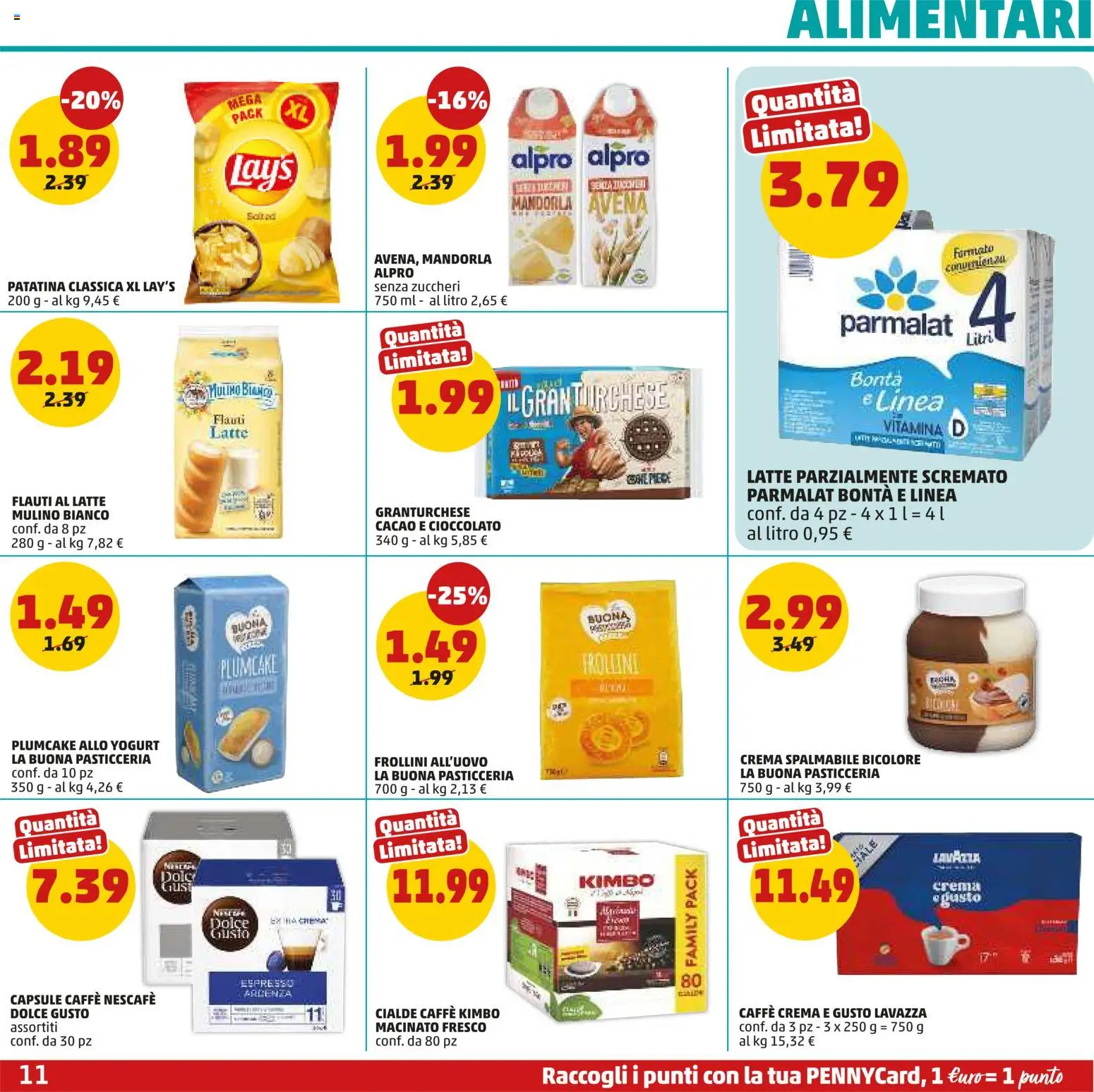 Volantino PENNY del 23.04.2026 | Pagina: 11 | Prodotti: Yogurt, Caffè, Latte, Lavazza