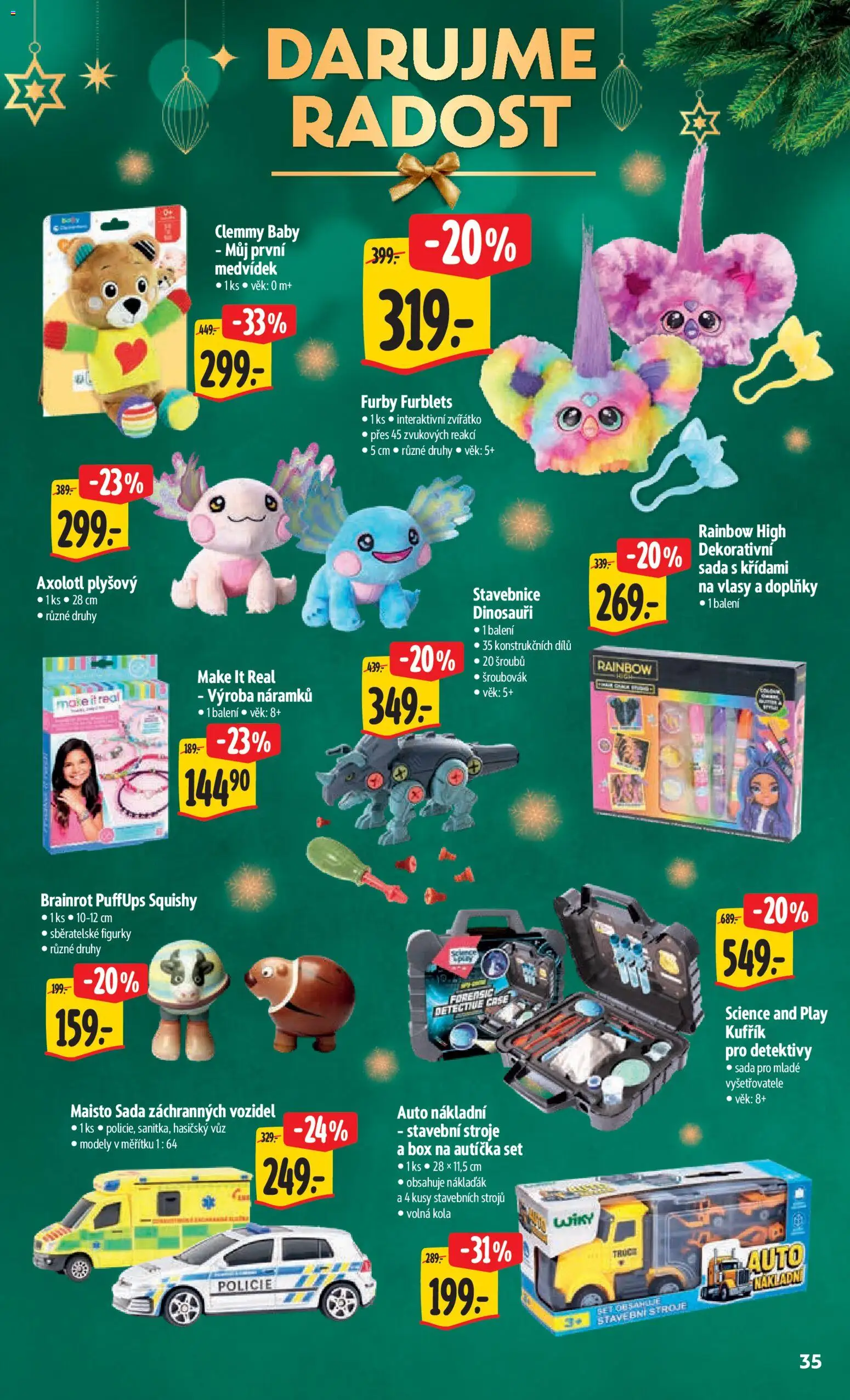 Albert leták - Hypermarket od 05.11.2025 | Strana: 44 | Produkty: Rainbow High, Box, Stavebnice, Kola