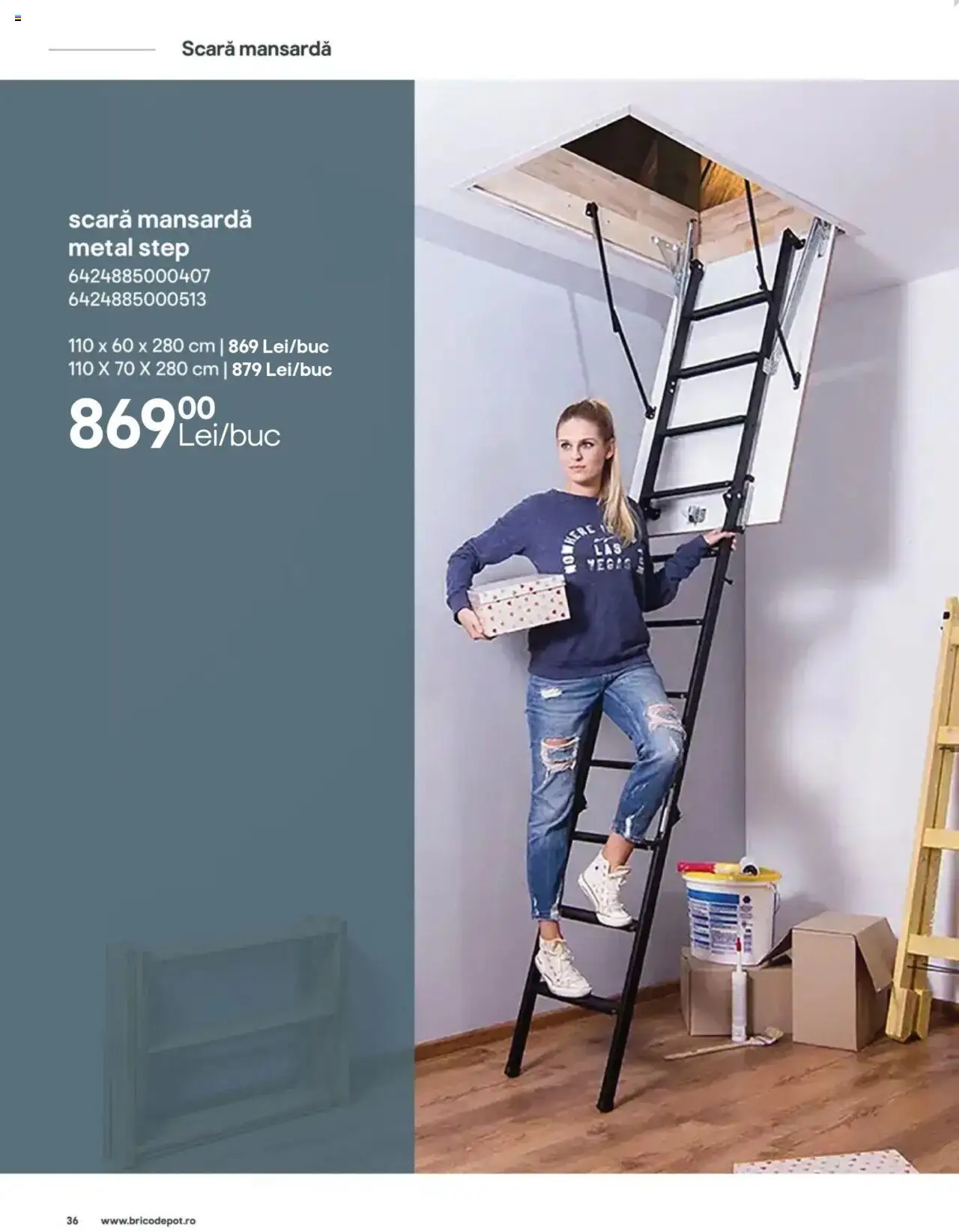 Noul catalog Brico Depot – valabil de la 13.06.2024 | Pagină: 36 | Produse: Scară