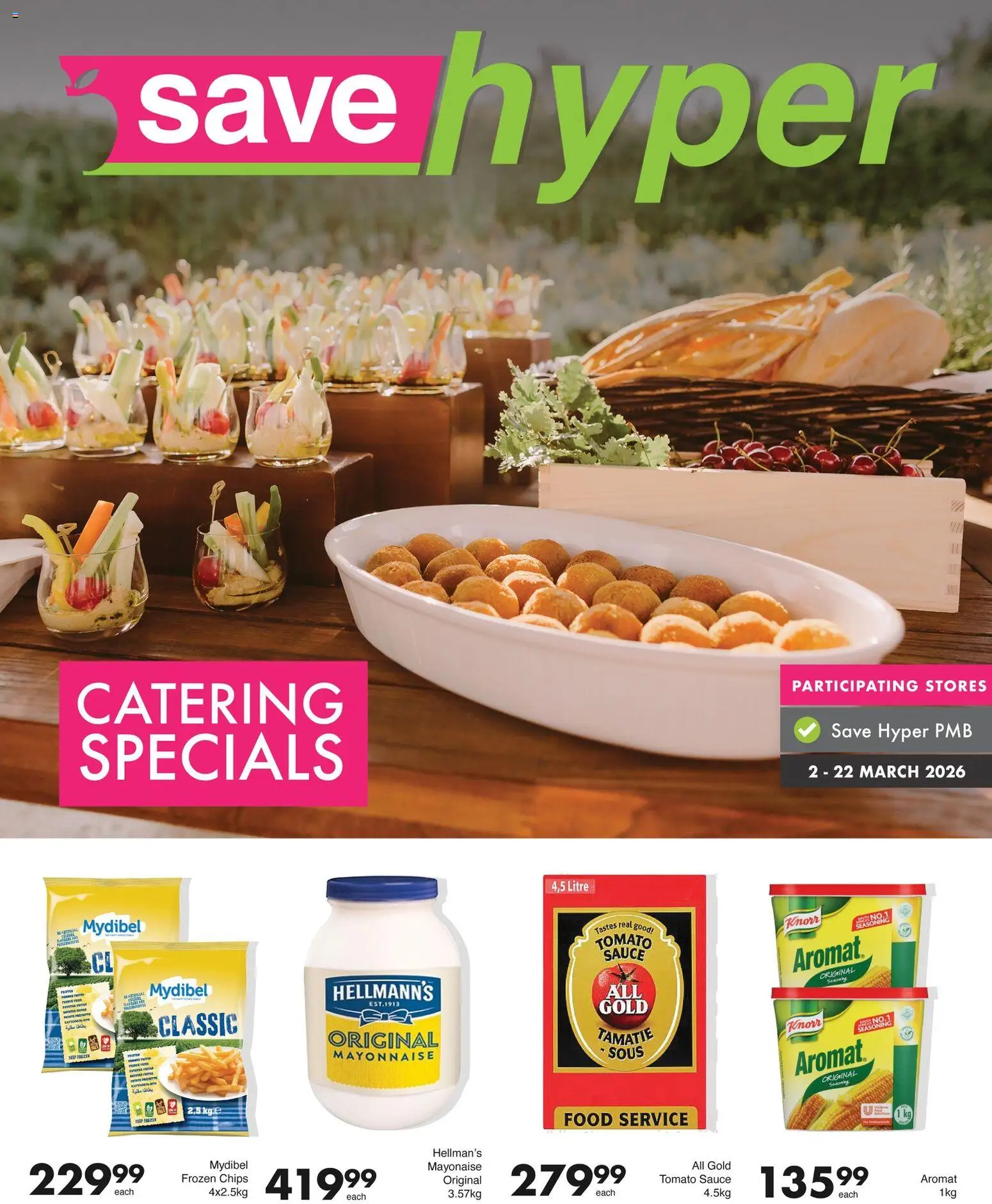 New Save catalogue – valid from 02.03.2026 | Page: 1 | Products: Chips, Aromat, Mayonnaise, Sauce
