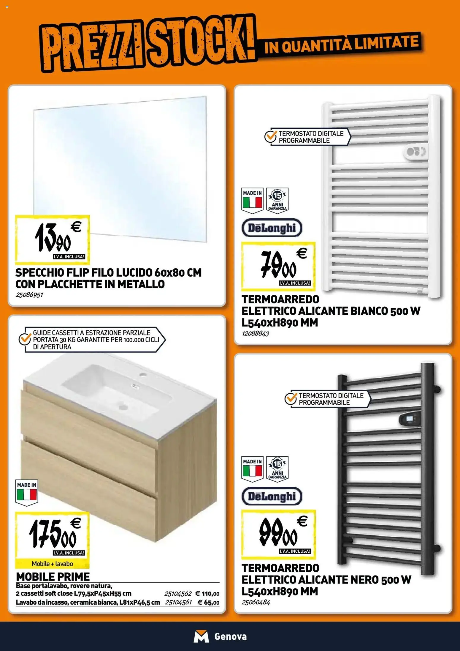 Volantino TECNOMAT del 22.01.2026 | Pagina: 5 | Prodotti: Mobile, Specchio