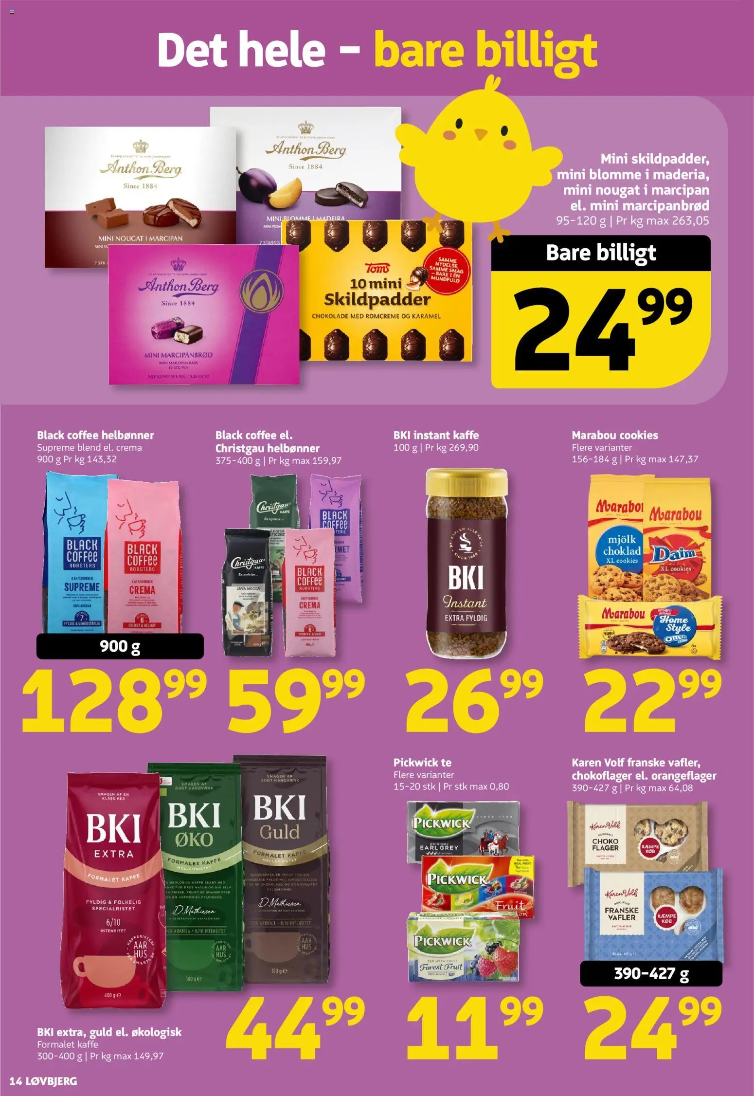 Løvbjerg tilbudsavis – gyldig fra 20.03.2026 | Side: 14 | Produkter: Te, Marcipan, Nougat, Oreo
