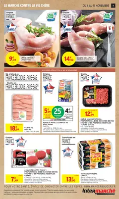 Intermarché - Prévisualisation de FILETS DE POULET, 2,5 kg - 7,60 € le kg valide à partir de 04.11.2025 | Page: 9