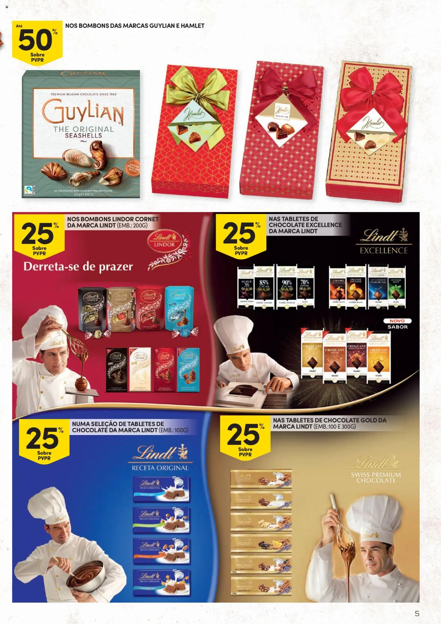 Continente - Sabores Intenso Para momentos Especiais │ válido de 17.02.2026 | Página: 5 | Produtos: Chocolates, Sal, Chocolate