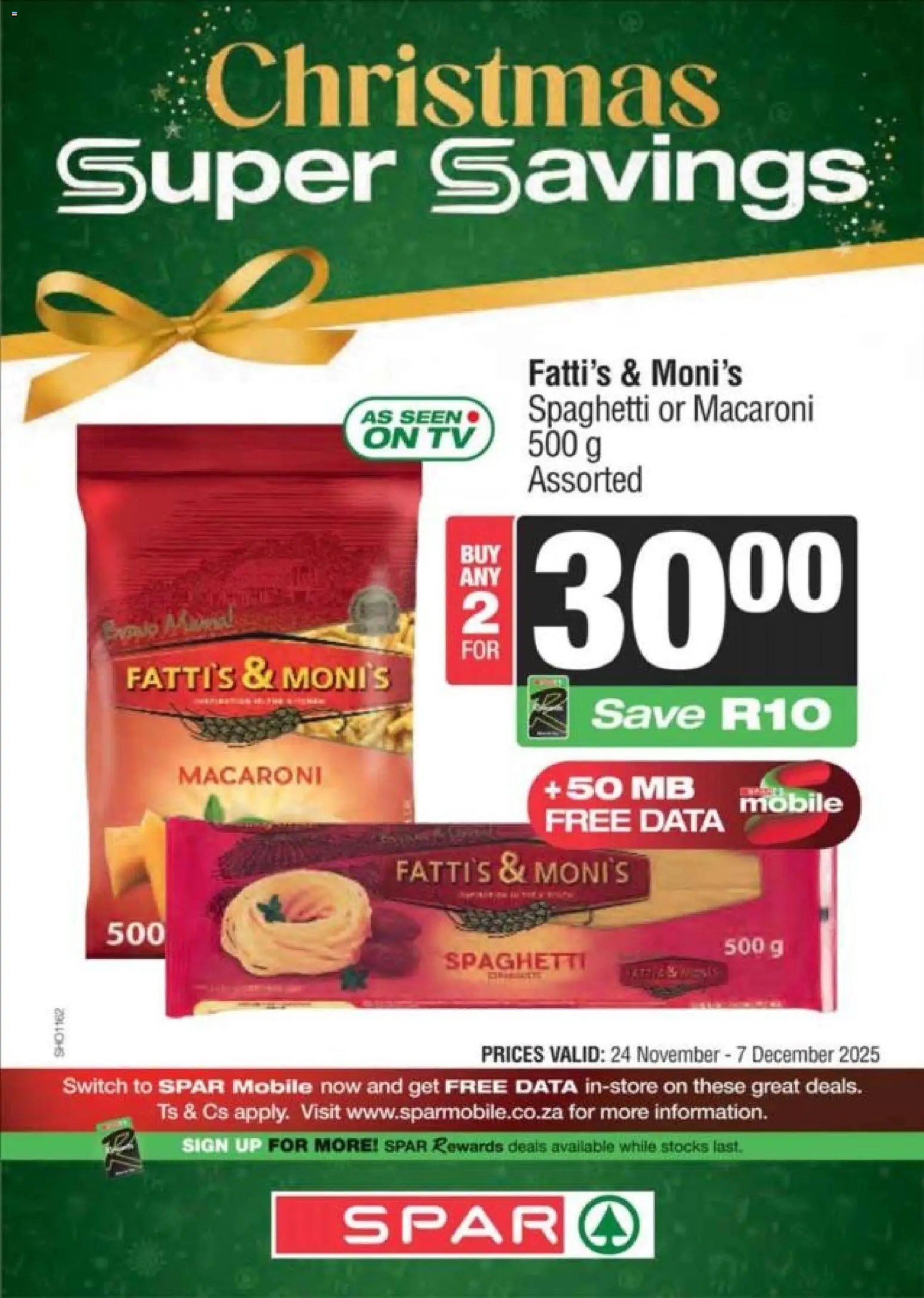 New Spar catalogue – valid from 24.11.2025 | Page: 11 | Products: Data, TV, Switch