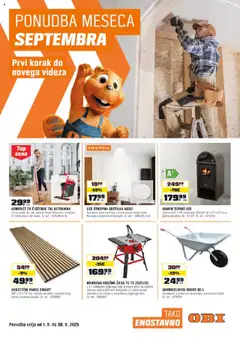 OBI katalog akcije – veljaven od 01.09.2025