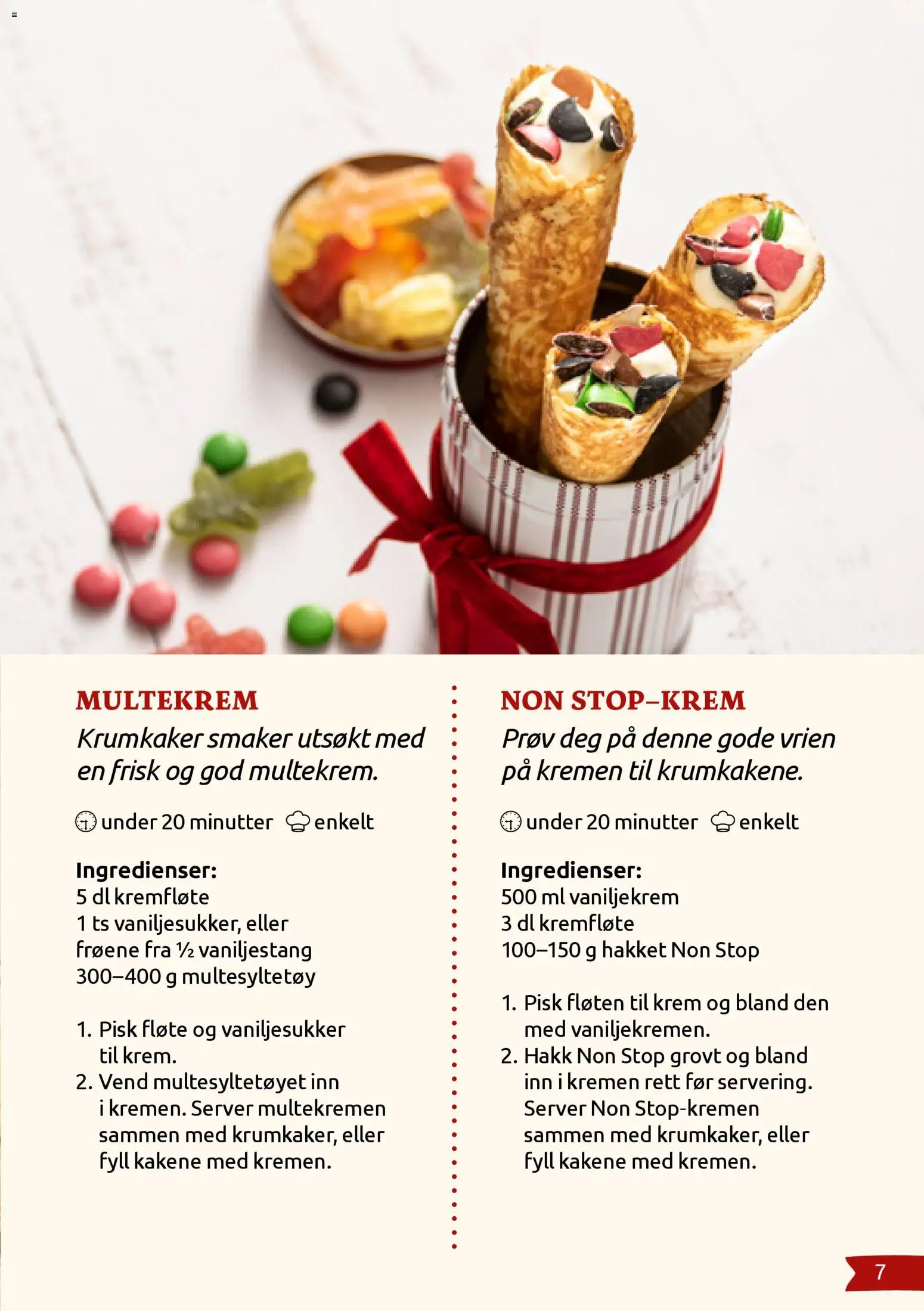 {H1} | Side: 7 | Produkter: Суміш дитяча, Кукурудза, Prenosnik, Kremfløte