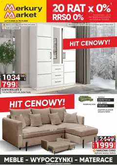 Pogląd oferty "Merkury Market Gazetka - Meble, Wypoczynki, Materace" - ważna od 01.11.2025