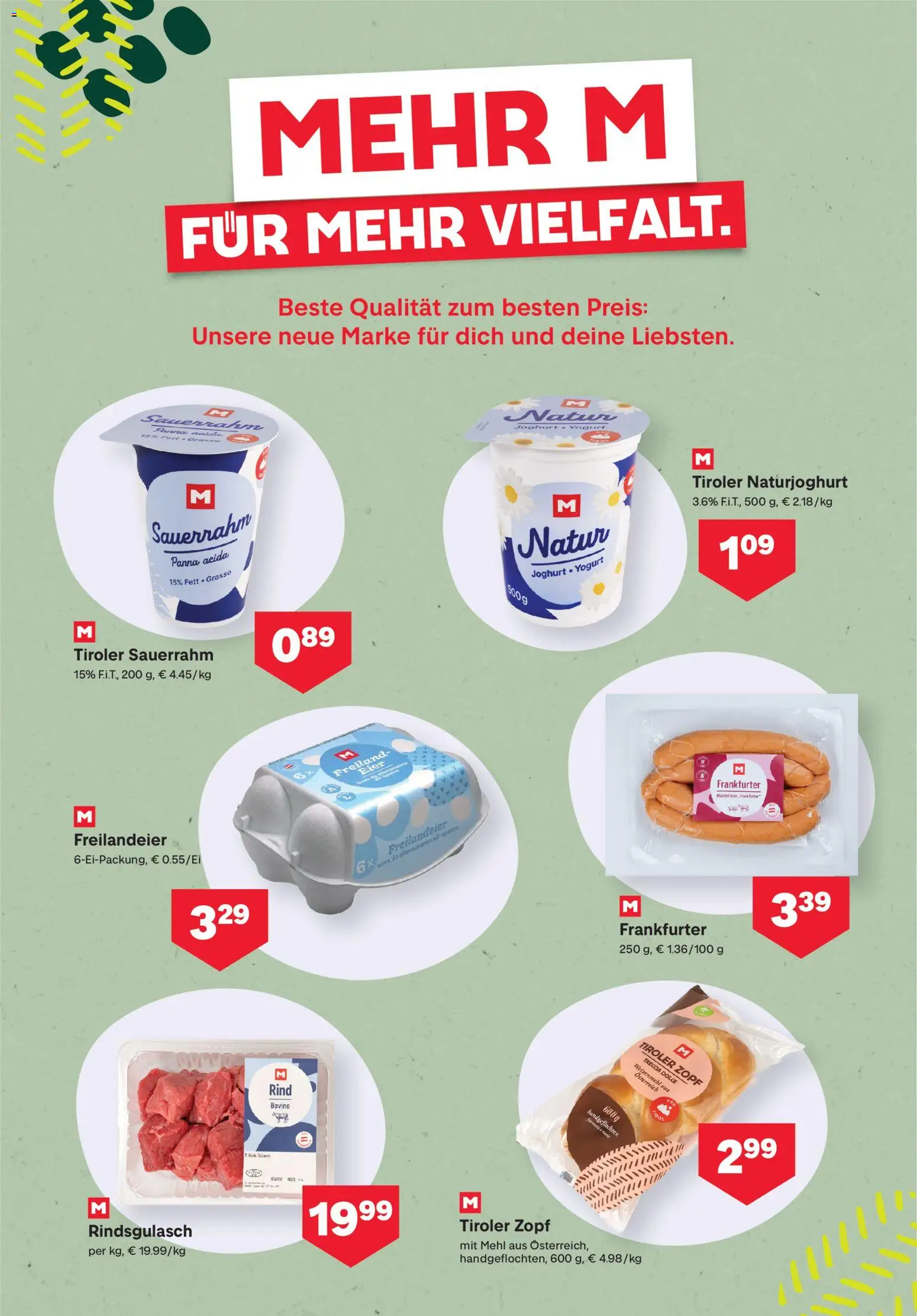MPREIS Hohenems gültig ab 26.02.2026 | Seite: 6 | Produkte: Joghurt, Eier, Sauerrahm