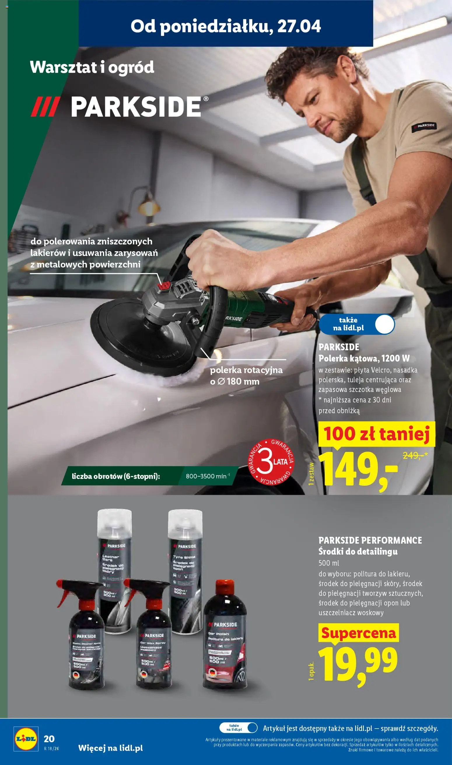 Lidl Katalog od 27.04.2026 | Strona: 22 | Produkty: Szczotka