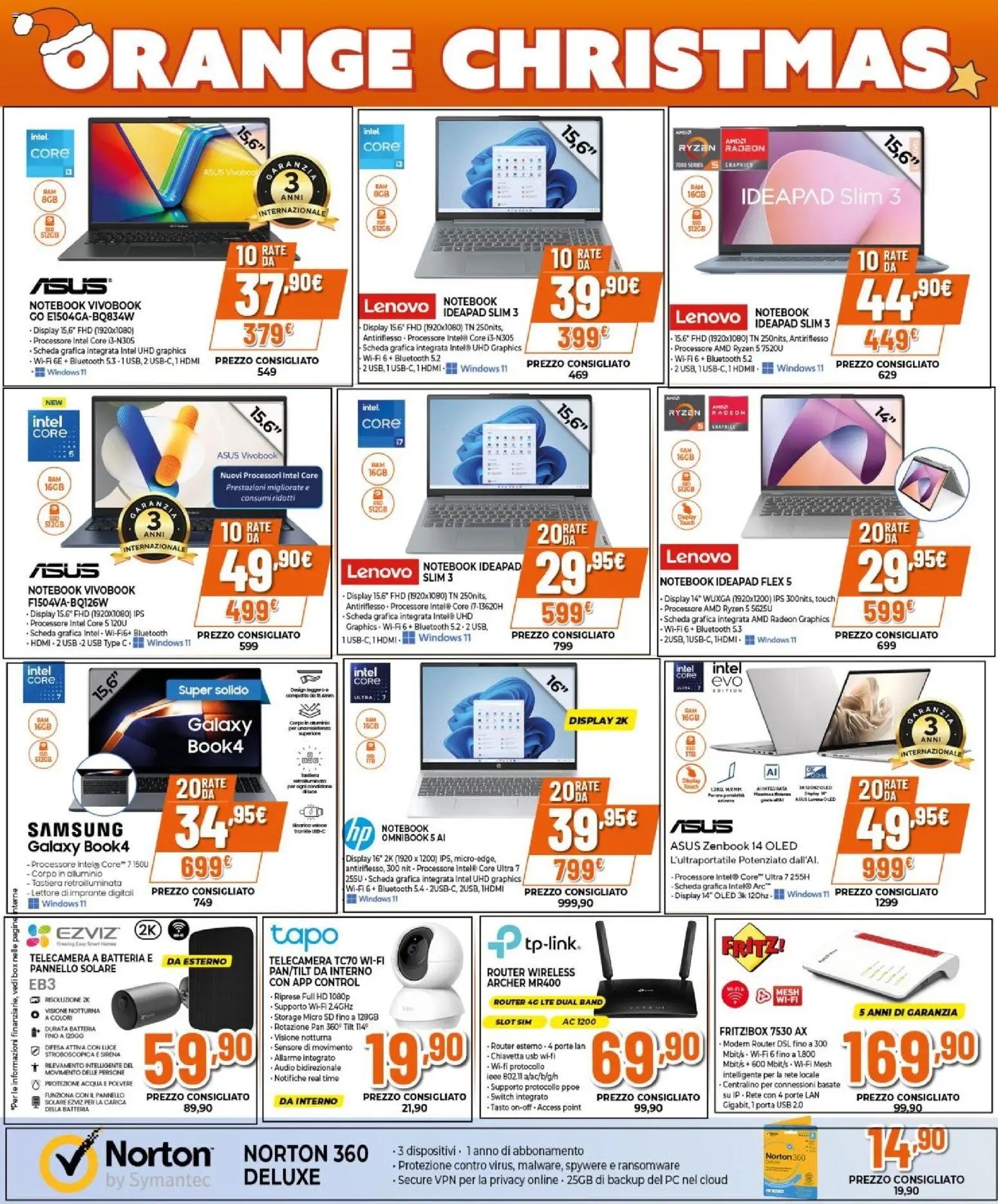 Volantino Expert del 02.12.2025 | Pagina: 5 | Prodotti: Notebook, Acqua, Tastiera, Samsung