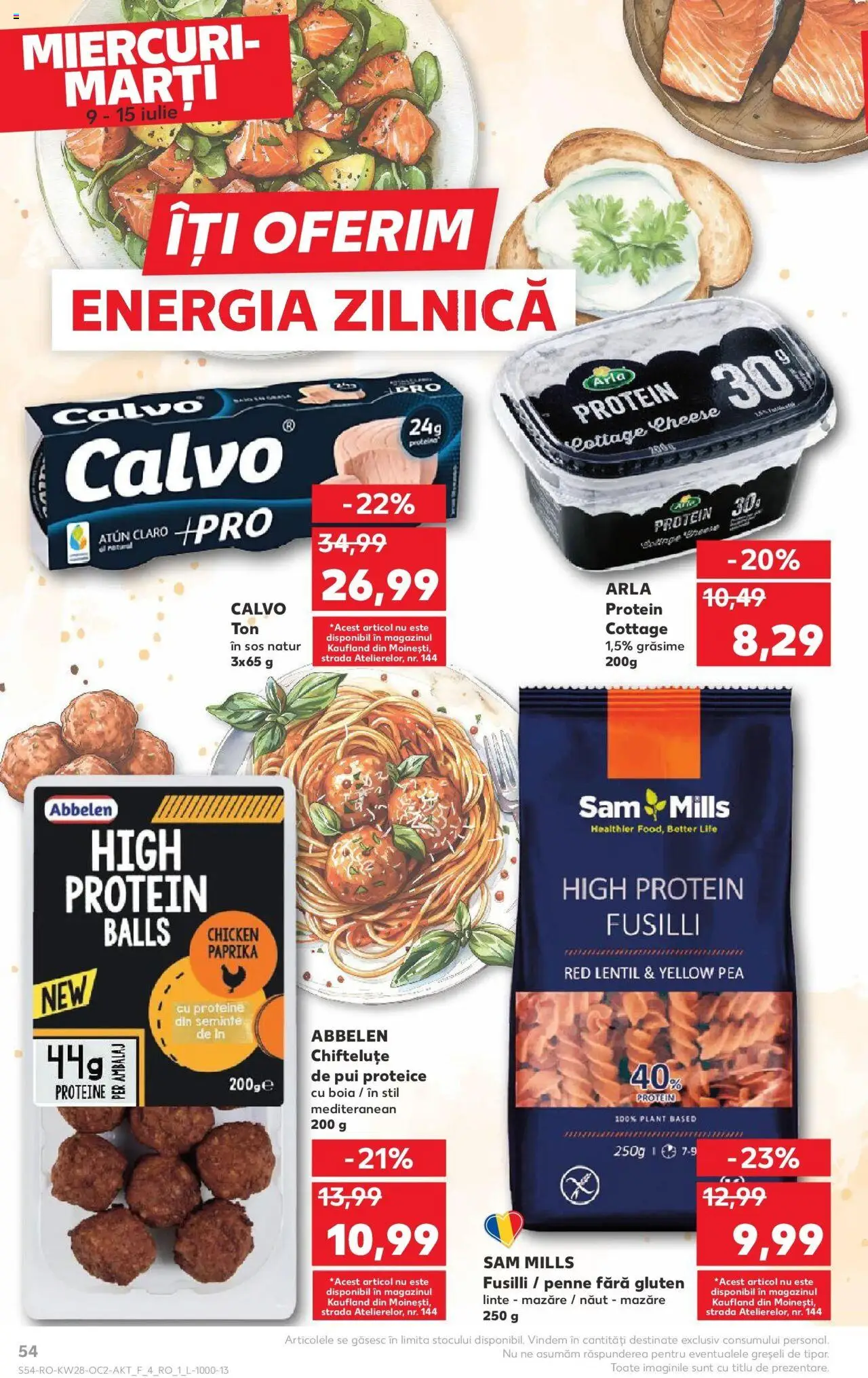 Catalog Kaufland - Bucureşti – valabil de la 09.07.2025 | Pagină: 54 | Produse: Mazăre, Masaüstü kılıfı, Semințe, Sos