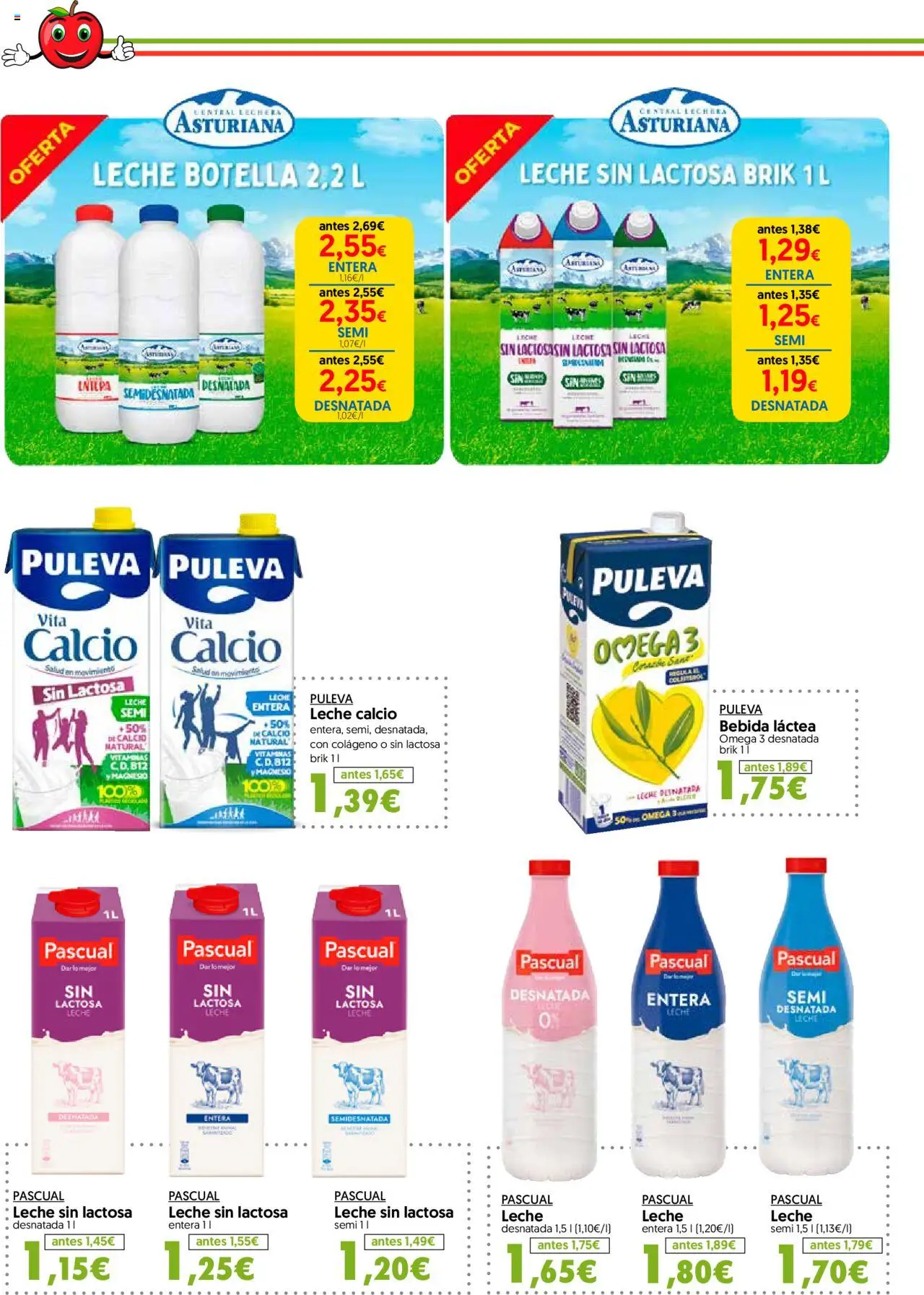 Hiper Usera folleto │ válido desde el 01.10.2025 | Página: 8 | Productos: Leche desnatada, Leche sin lactosa, Δοχείο φοντί, Leche