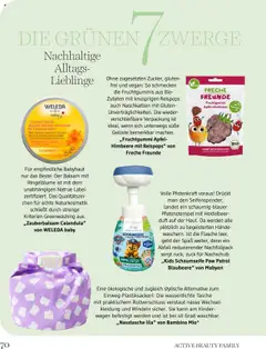 dm drogerie markt Active Beauty Family ab 01.10.2025 gültig | Seite: 70 | Produkte: Himbeere, Tasche, Duft, Äpfel