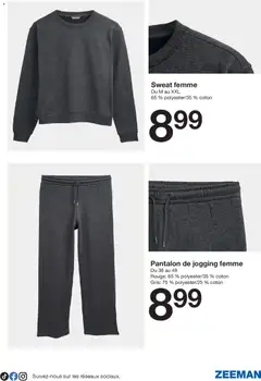 Zeeman - Prévisualisation de Zeeman catalogue Automne valide à partir de 25.10.2025 | Page: 16 | Produits: Coton, Pantalon