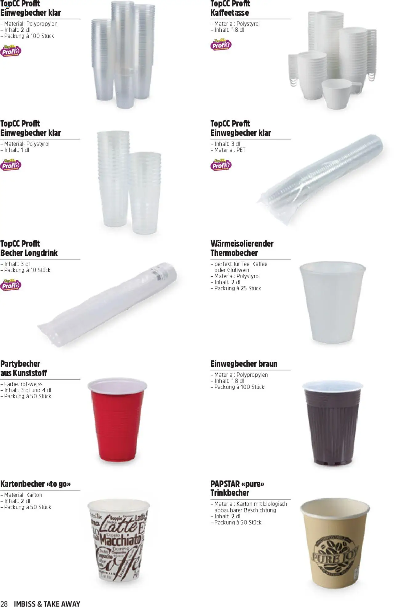 TopCC Aktionen Imbiss & Take Away  ab 06.06.2025 | Seite: 28 | Produkte: Kaffee