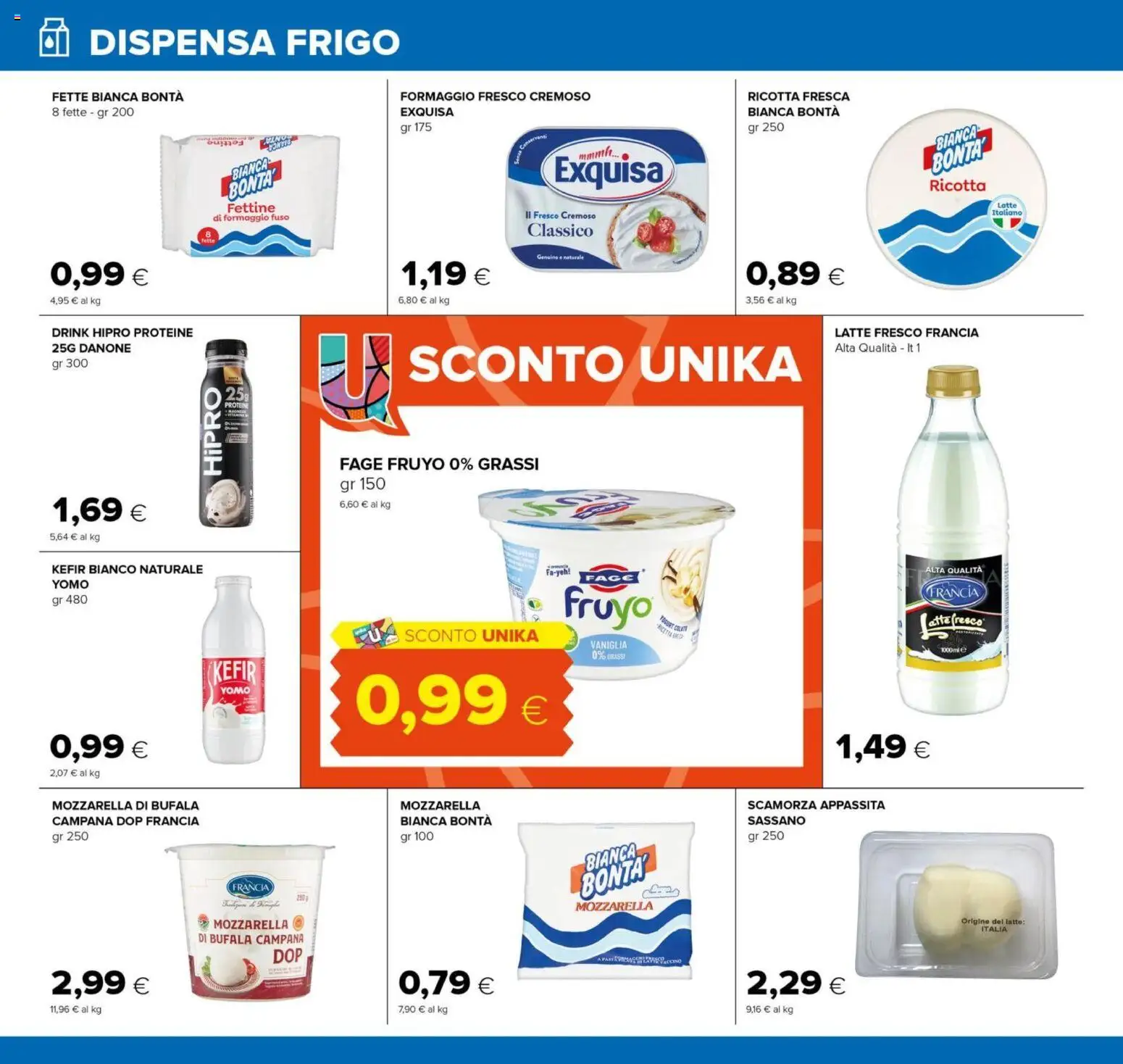 Volantino Oasi del 12.02.2026 | Pagina: 16 | Prodotti: Yogurt, Mozzarella, Formaggio, Ricotta