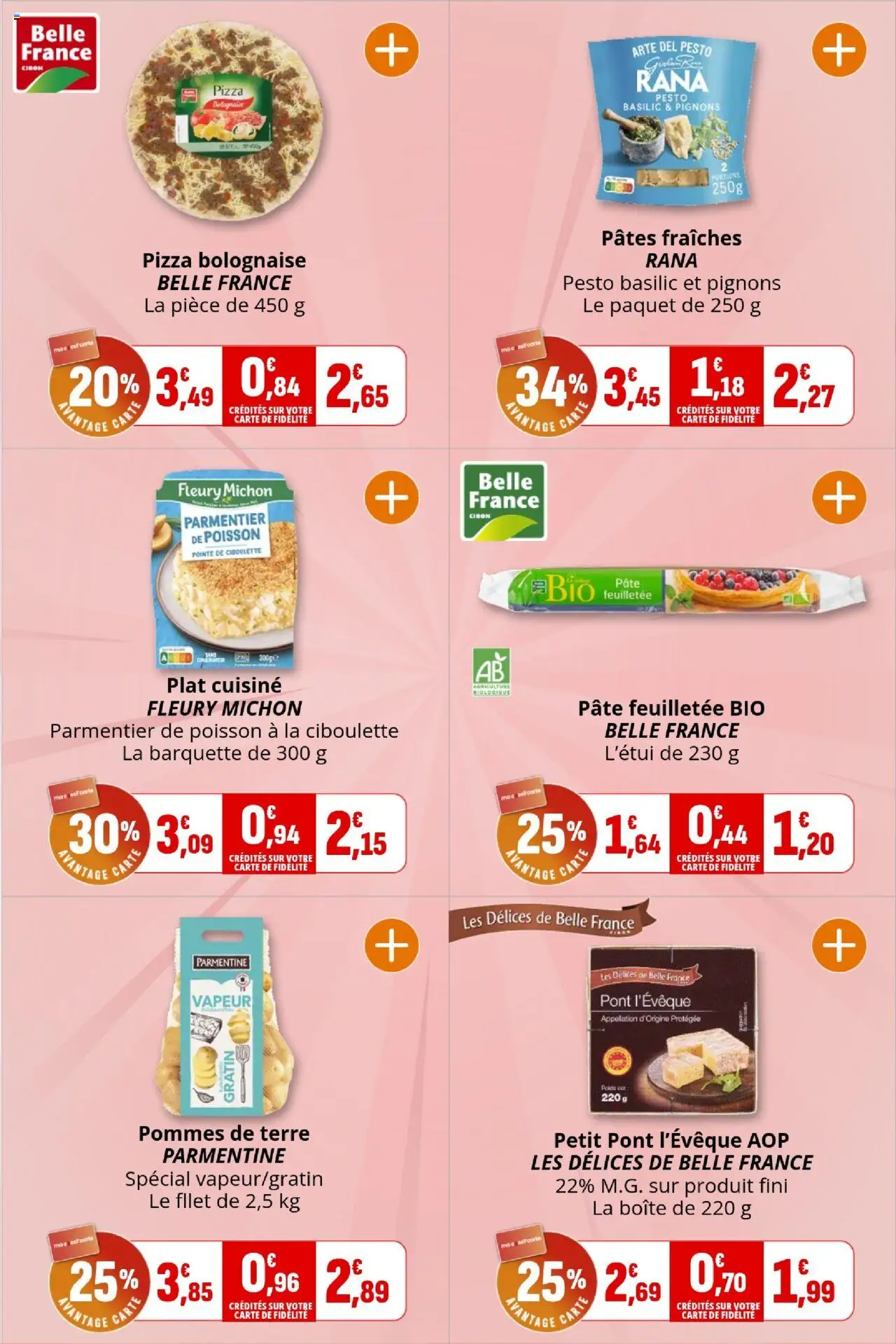 {H1} | Page: 10 | Produits: Pesto, Pommes, Poisson, Pommes de terre
