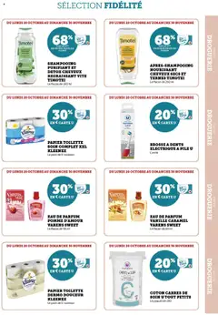 Super U - Prévisualisation de Super U - Ma Sélection Carte U Octobre valide à partir de 20.10.2025 | Page: 13 | Produits: Brosse, Brosse à dents, Thé, Eau de parfum