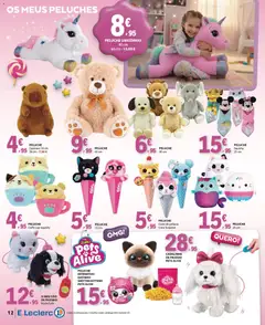 Pré-visualização E.Leclerc Brinquedos de Natal válido de 11.11.2025 | Página: 12 | Produtos: Peluches