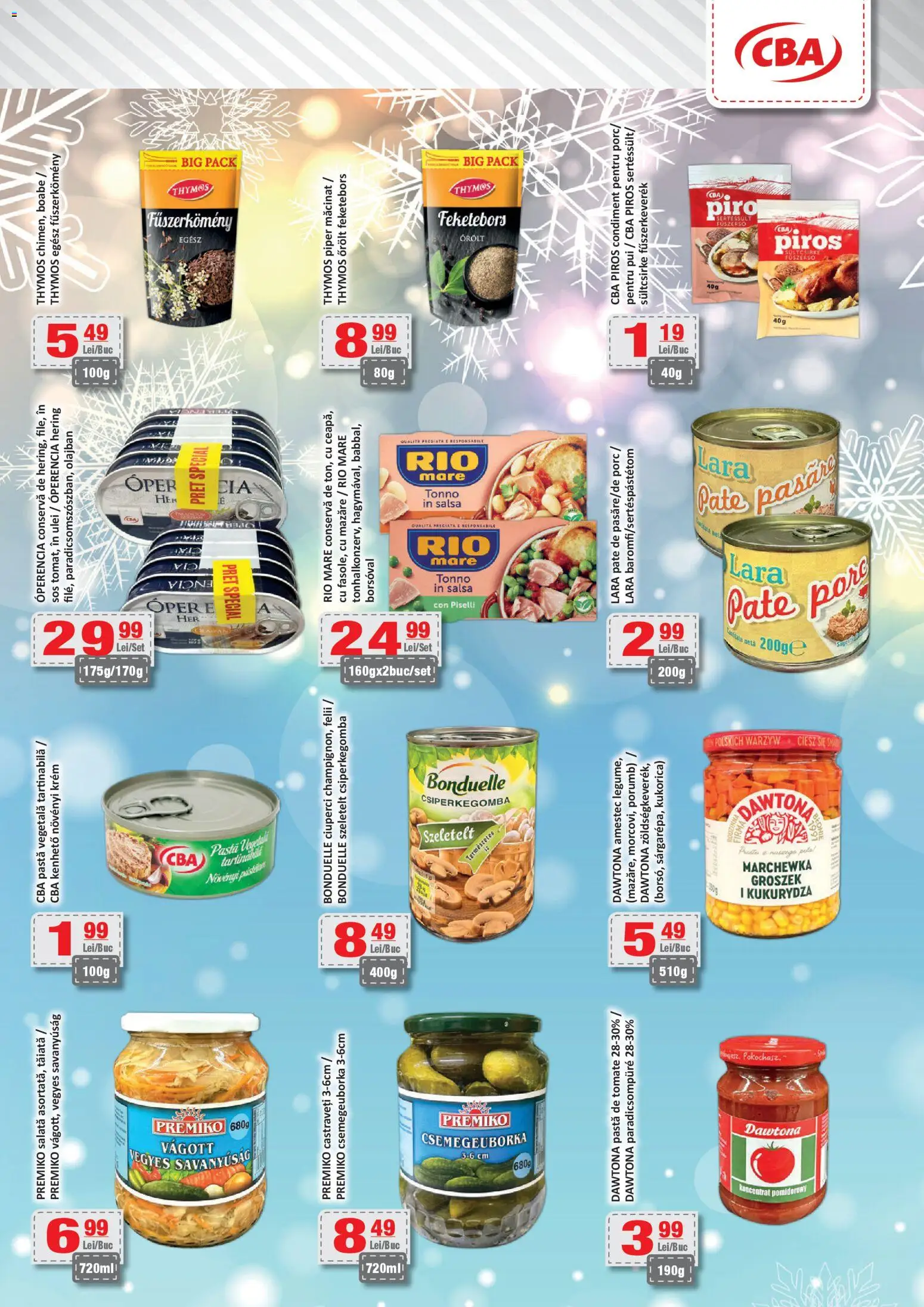 Noul catalog CBA – valabil de la 09.01.2026 | Pagină: 6 | Produse: Hacıyatmaz Kedi Oyuncağı, Castraveți, Salată, Porumb