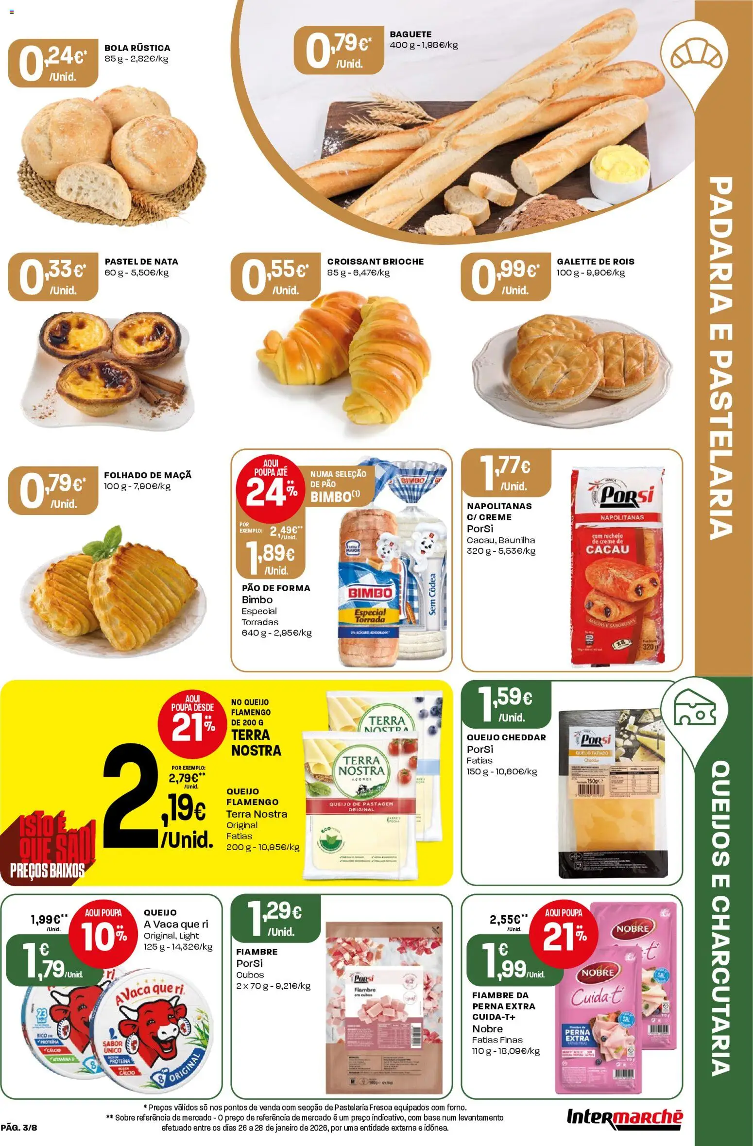 Intermarché Folheto Mini │ válido de 05.03.2026 | Página: 3 | Produtos: Pão de forma, Pão, Maça, Vitamina d
