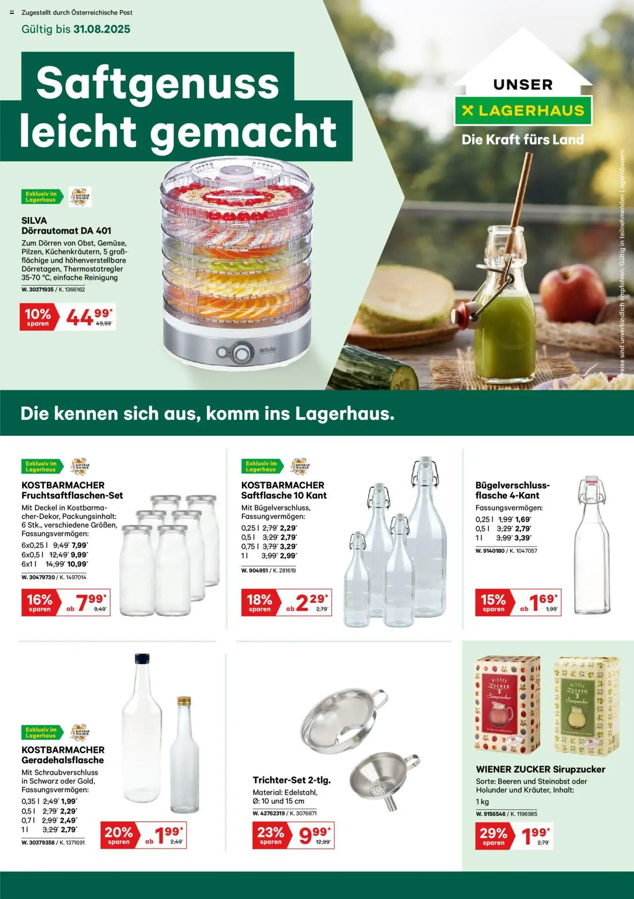 Lagerhaus Flugblatt gültig ab 09.06.2025 | Seite: 1 | Produkte: Zucker